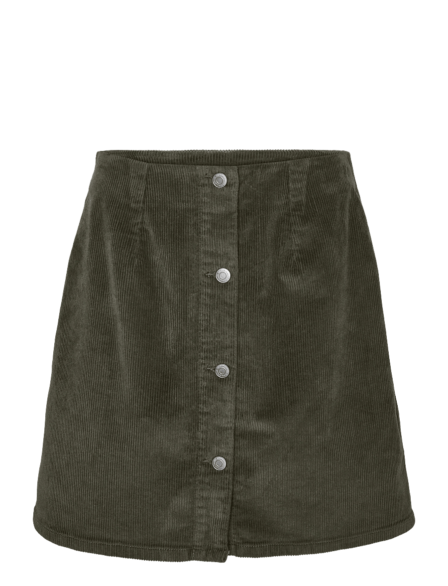 Vero Moda - VMETTA HR SHORT CORD SKATER SKIRT NOOS - korte rokken - forest night - 1