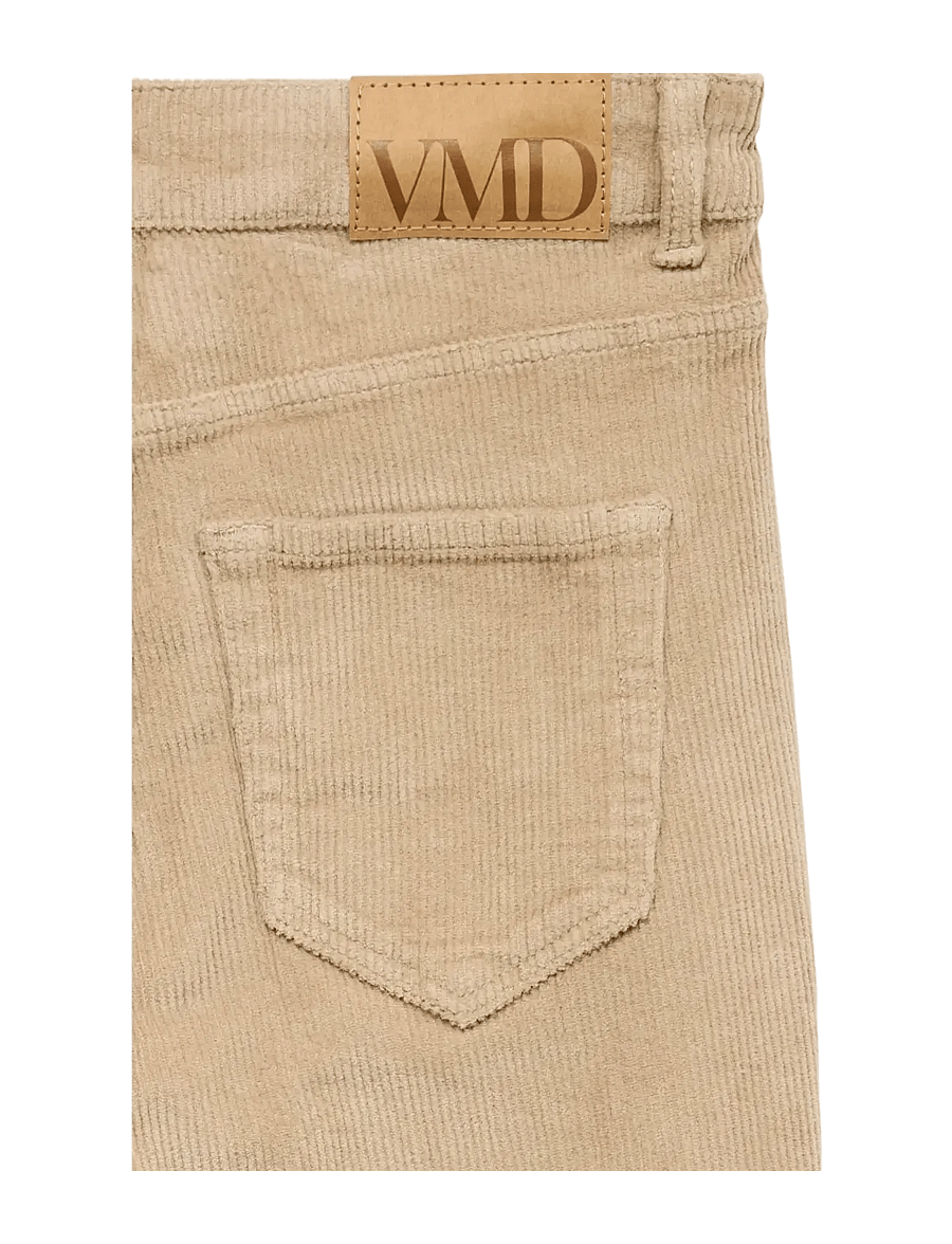 Vero Moda - VMFLASH MR FLARED CORDUROY PANTS NOOS - Útvíðar gallabuxur - silver mink - 2