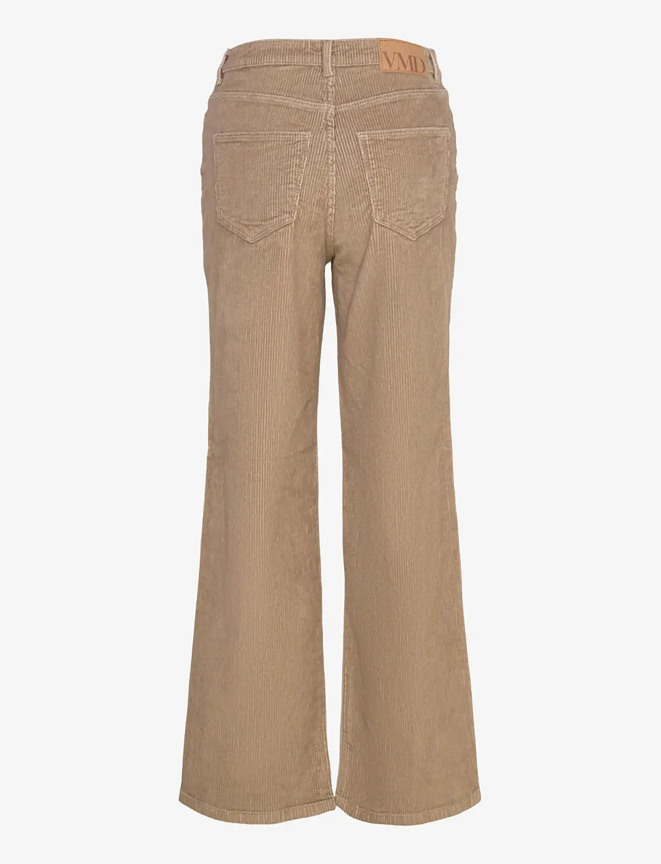 Vero Moda - VMTESSA HR WIDE CORDUROY PANTS GA NOOS - hosen mit weitem bein - silver mink - 2