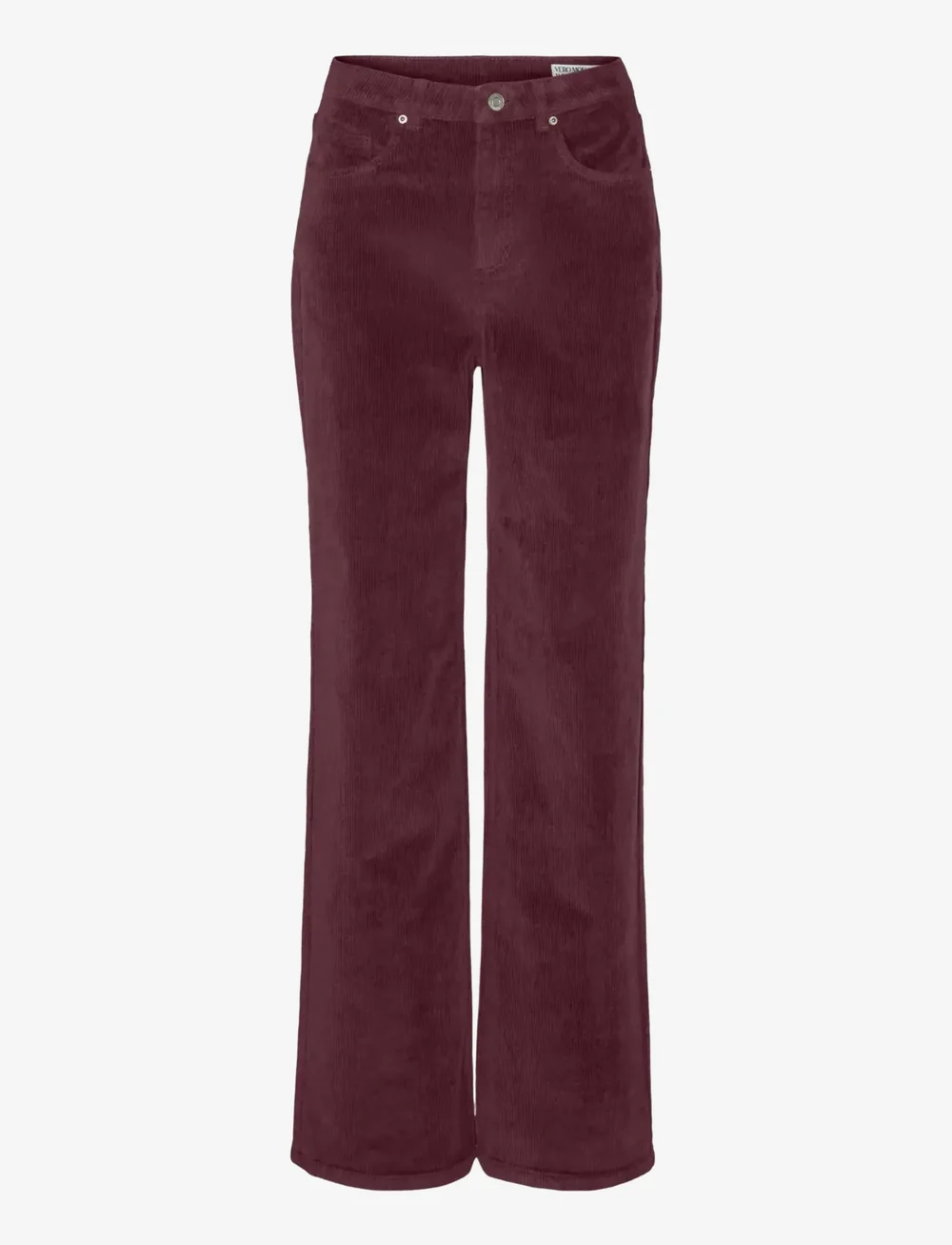 Vero Moda - VMTESSA HR WIDE CORDUROY PANTS GA NOOS - bukser med brede ben - winetasting - 1