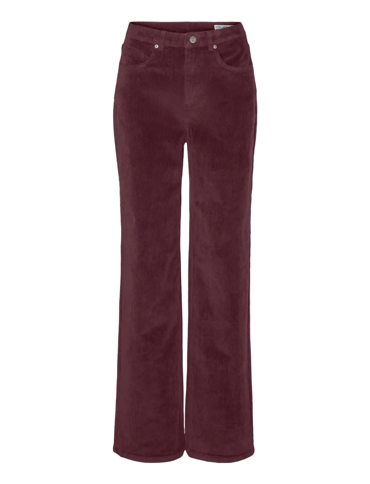Vero Moda VMTESSA HR WIDE CORDUROY PANTS GA NOOS - Vero Moda - WINETASTING / purple