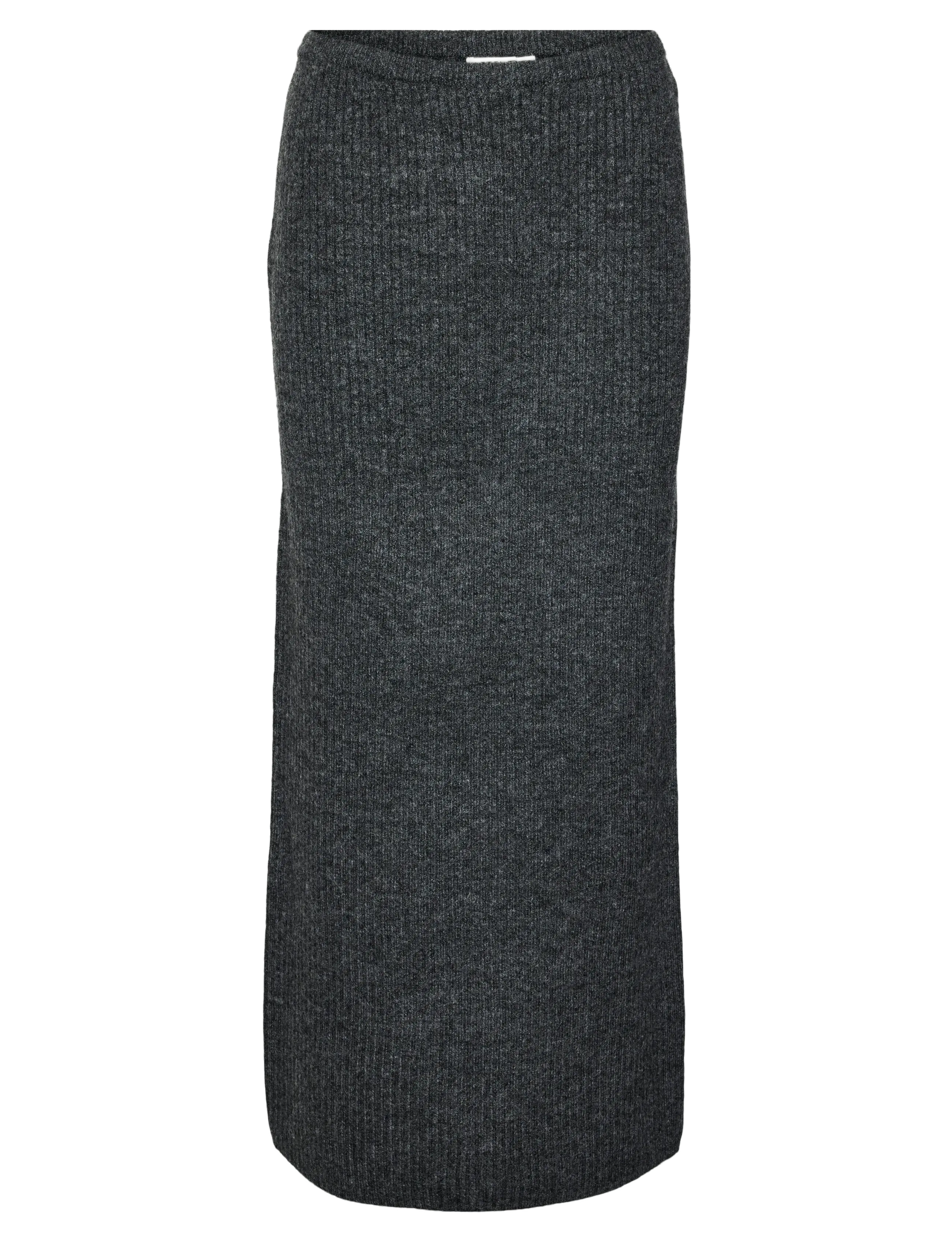 Vero Moda VMMAY HW MAXI KNIT SKIRT VMA - Vero Moda - DARK GREY MELANGE / grey