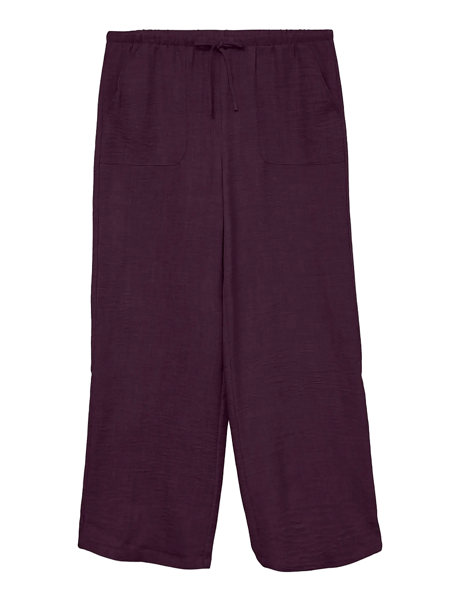 Vero Moda - VMMELANEY HW LOOSE PANT WVN NOOS - winetasting - 1