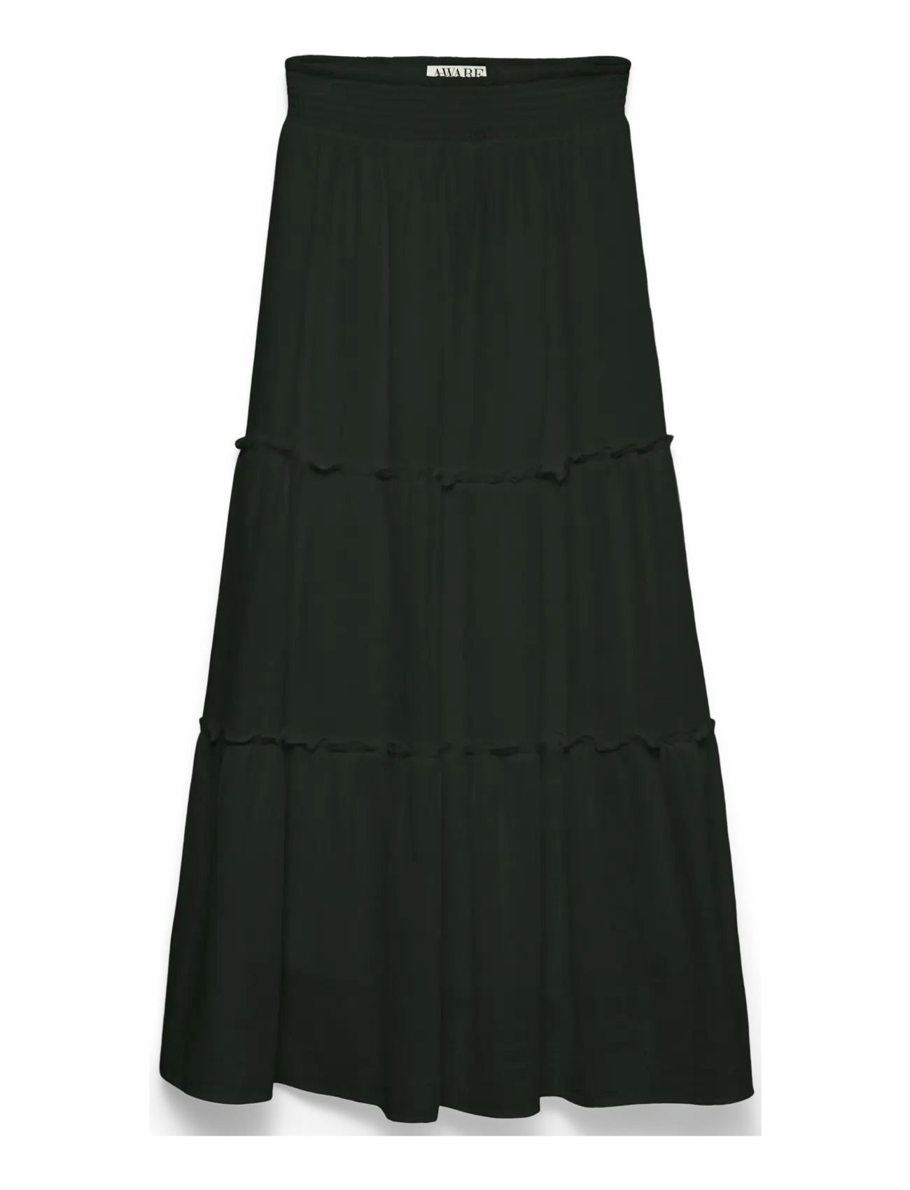 Vero Moda AWKEELEY HW LONG SKIRT NOOS - Vero Moda - BLACK / black