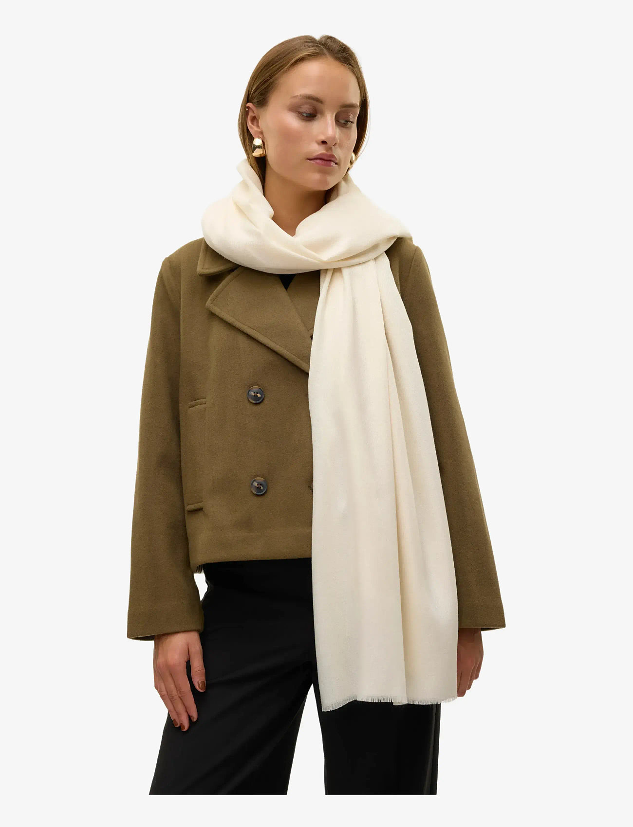 Vero Moda - VMCARRIE SCARF NOOS - halsdukar - birch - 1