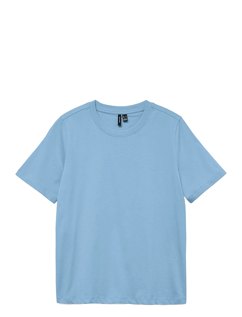 Vero Moda - VMPAULINA SS T-SHIRT JRS NOOS - t-shirts - airy blue - 1