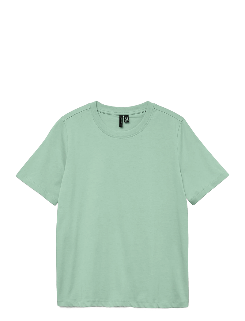 Vero Moda - VMPAULINA SS T-SHIRT JRS NOOS - t-shirts - birds egg green - 1