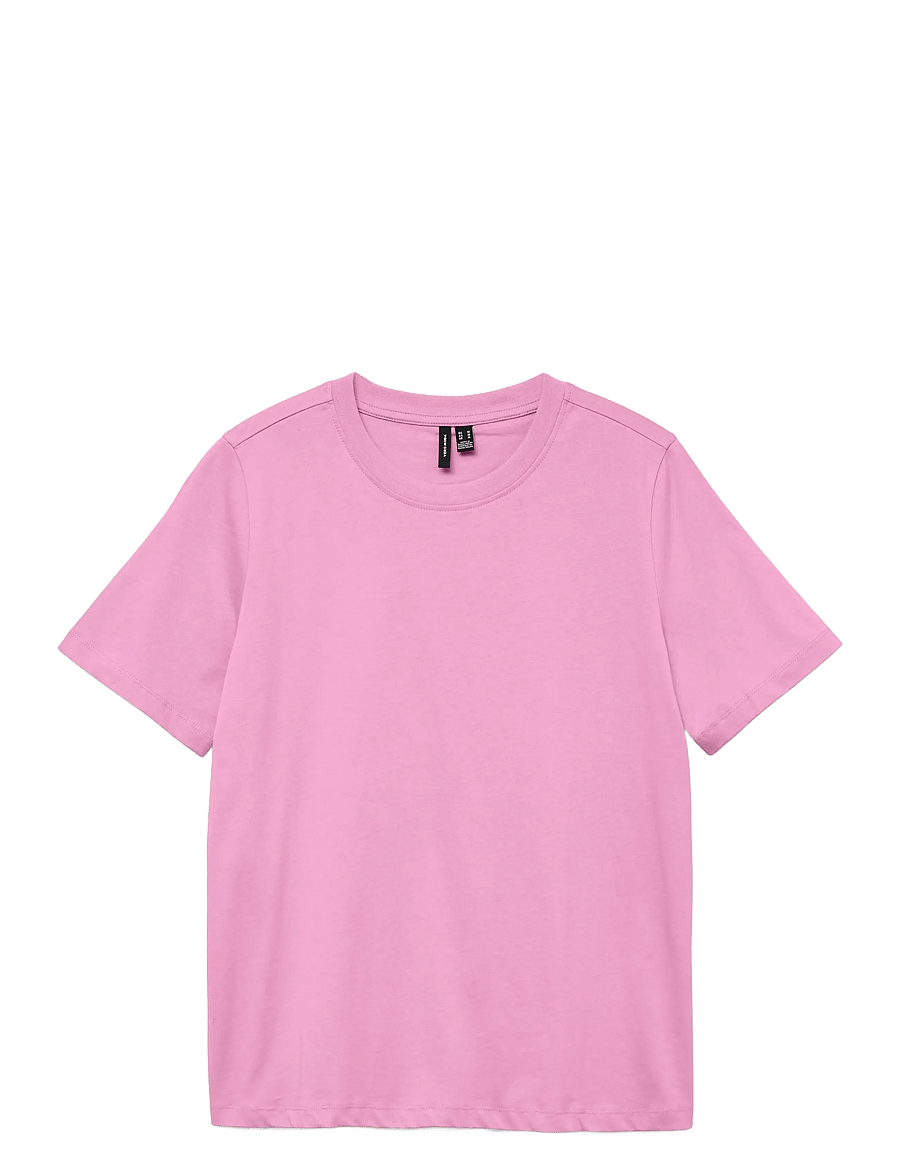 Vero Moda - VMPAULINA SS T-SHIRT JRS NOOS - t-shirts - bonbon - 1