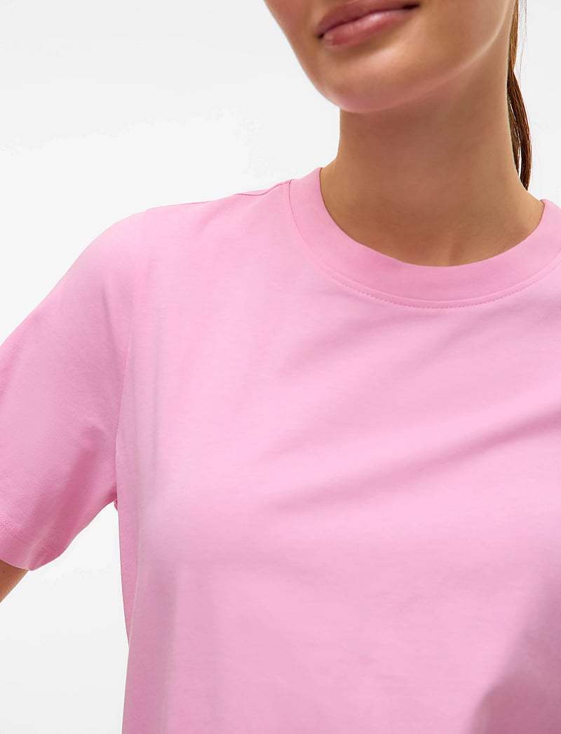 Vero Moda - VMPAULINA SS T-SHIRT JRS NOOS - t-shirts - bonbon - 5