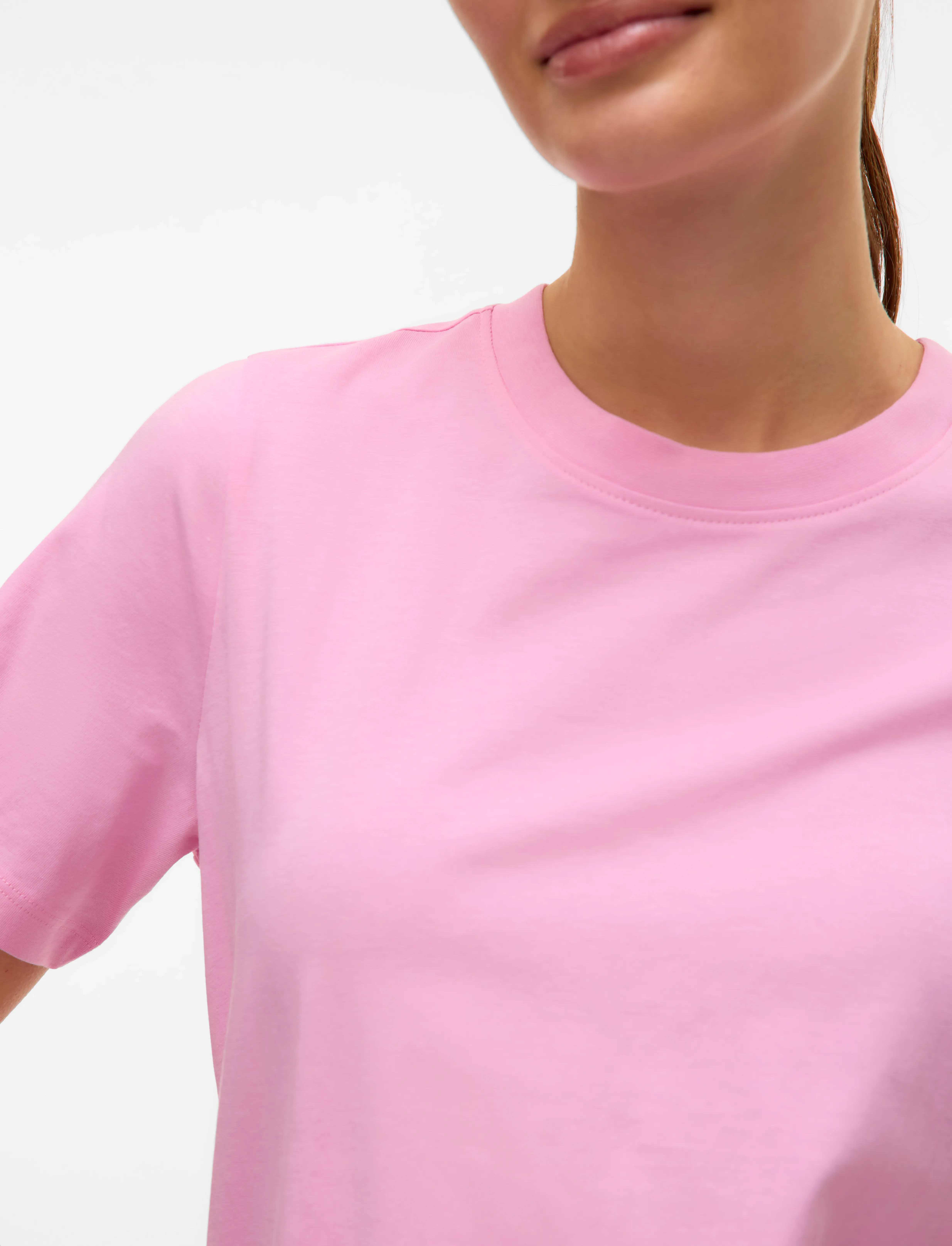 Vero Moda - VMPAULINA SS T-SHIRT JRS NOOS - t-shirts - bonbon - 5