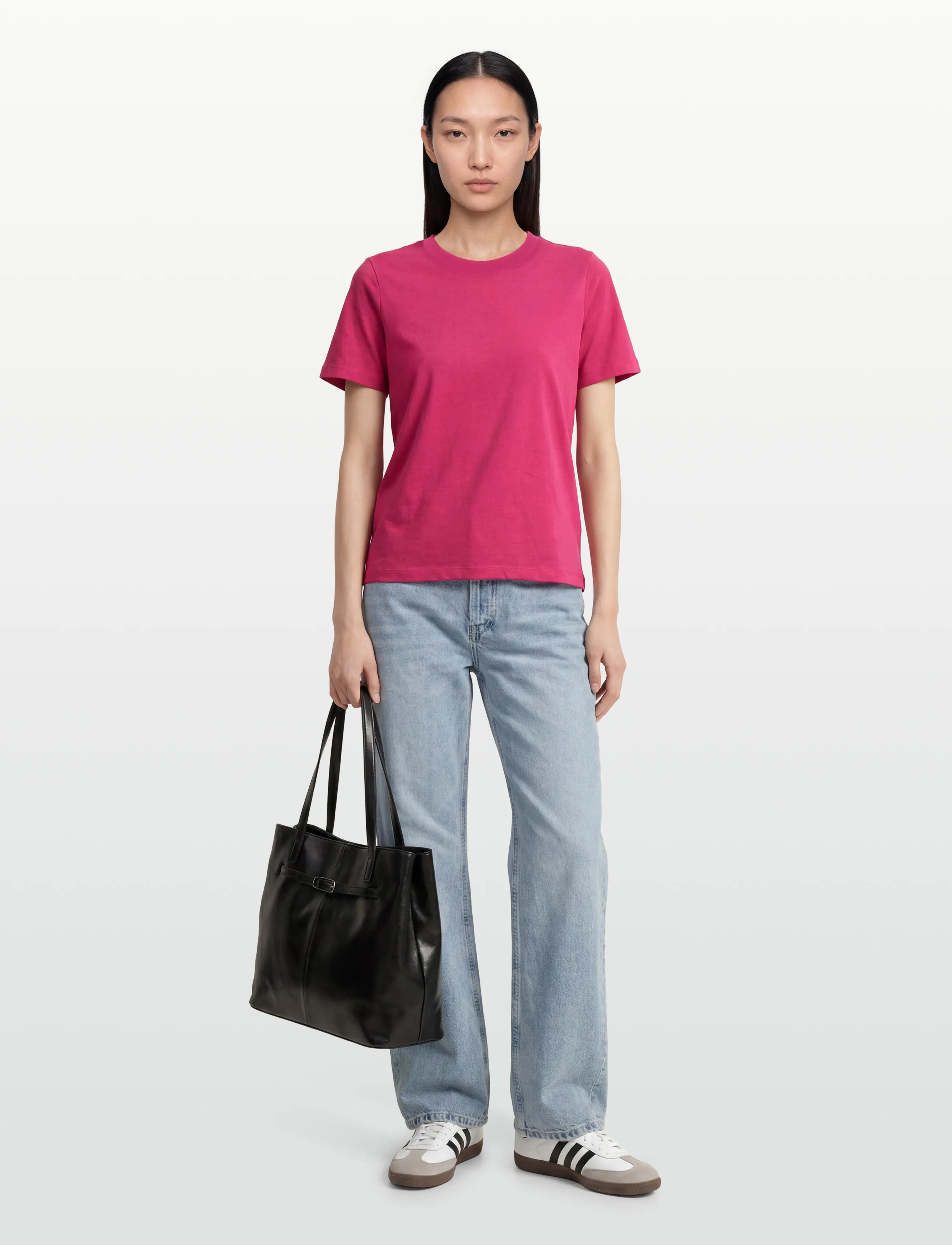 Vero Moda VMPAULINA SS T-SHIRT JRS NOOS - T-Shirts & Tops - JAZZY / pink/rose