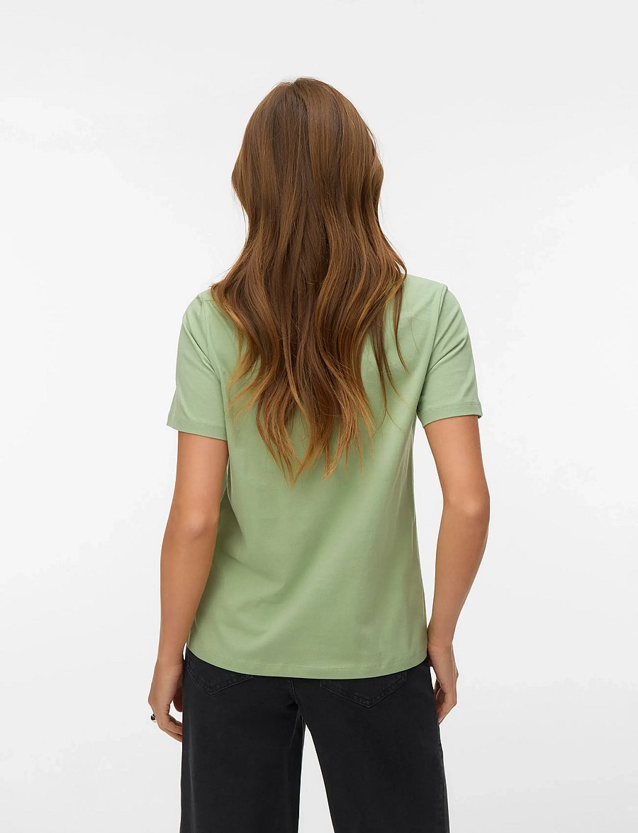 Vero Moda - VMPAULINA SS T-SHIRT JRS NOOS - t-shirts - mistletoe - 3