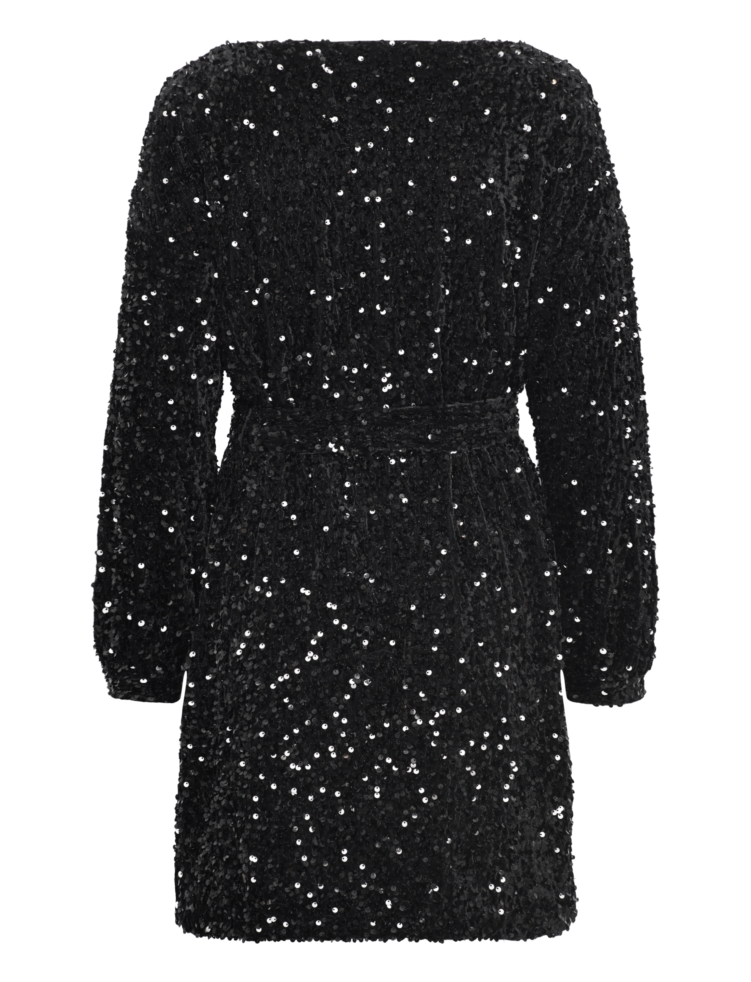 Vero Moda - VMBELLA LS BOATNECK SHORT DRESS JRS - festmode zu outlet-preisen - black - 2