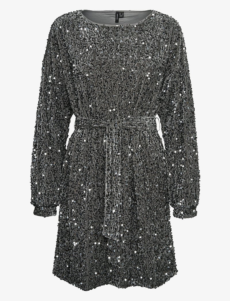 Vero Moda - VMBELLA LS BOATNECK SHORT DRESS JRS - litterkleidid - griffin - 1