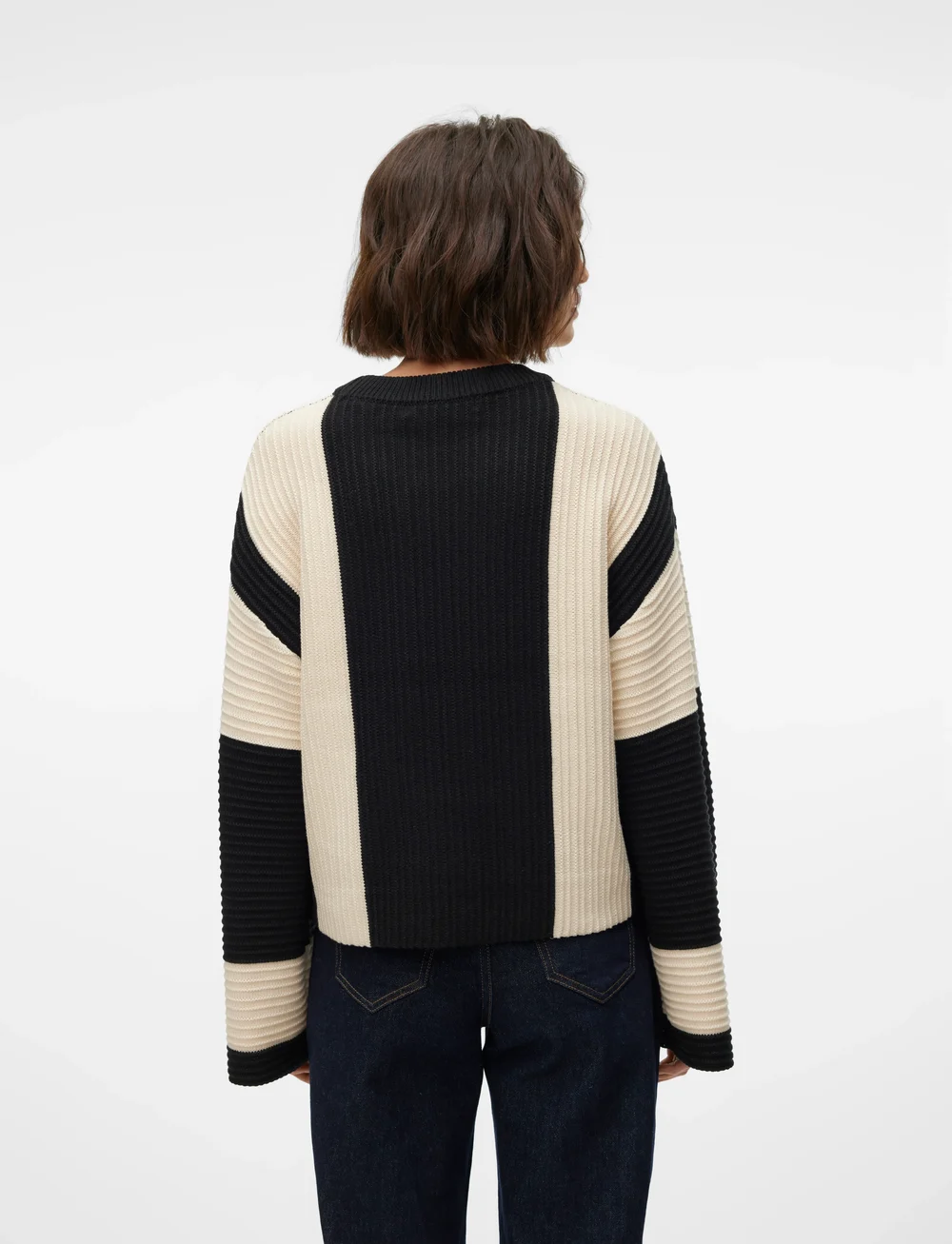 Vero Moda - VMGIGI LS O-NECK PULLOVER LCS REP - pullover - black - 2