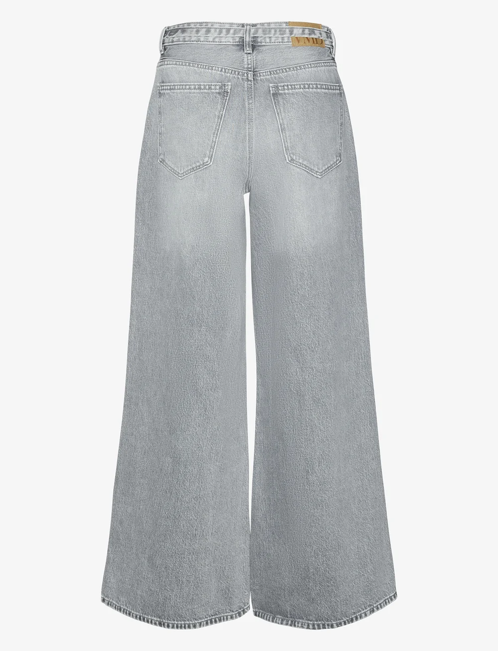 Vero Moda - VMANNET MR WIDE BELT JEANS LI218 - hosen mit weitem bein - medium grey denim - 2