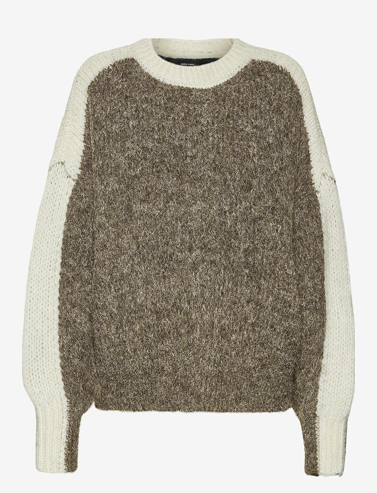 Vero Moda - VMCORDELIA LS O-NECK PULLOVER GA - herbstliche kleidung - silver mink - 1