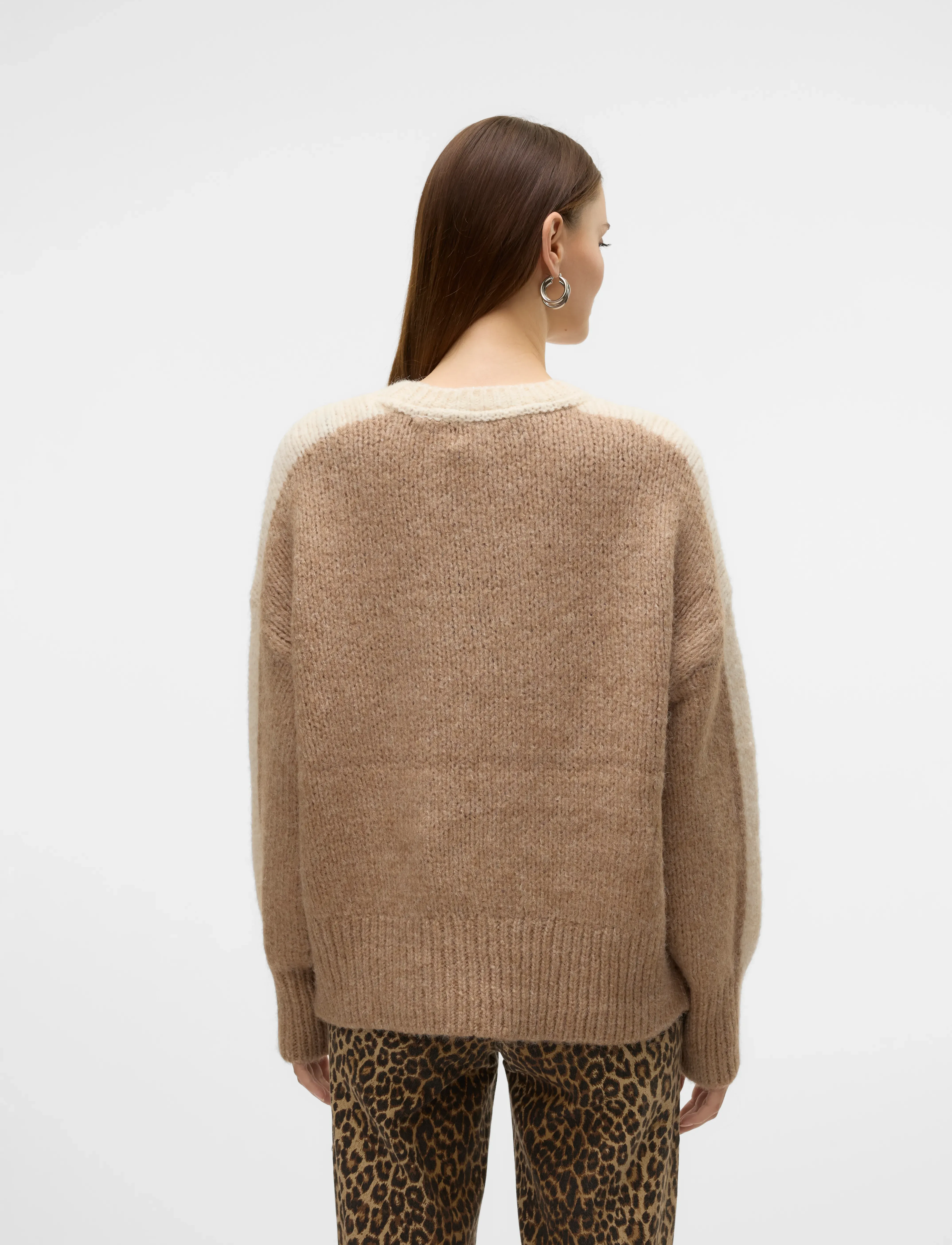 Vero Moda - VMCORDELIA LS O-NECK PULLOVER GA - laveste priser - silver mink - 2