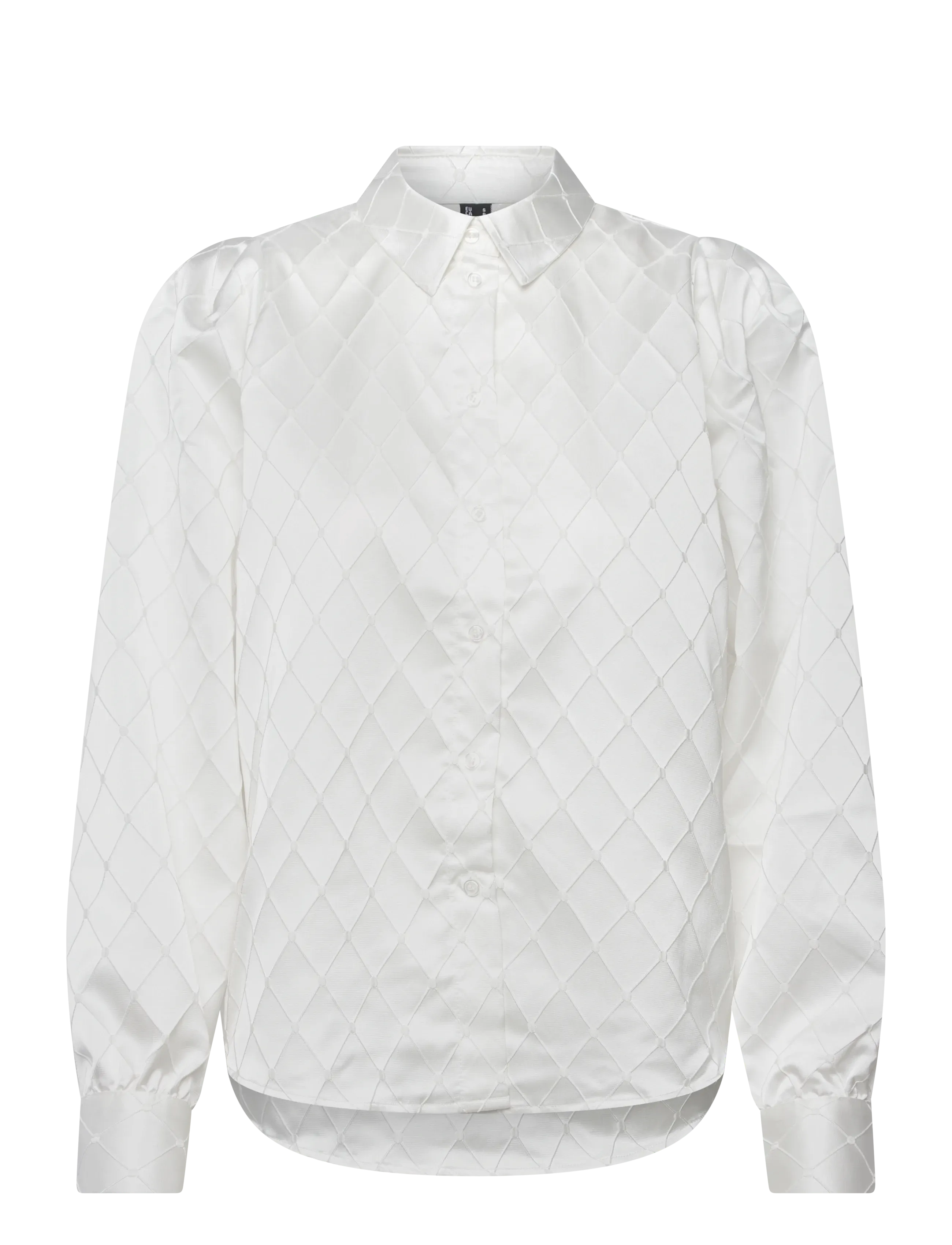 VERO MODA Vmviga Jacquard Ls Shirt Wvn Ga Weiß - XS - Damen
