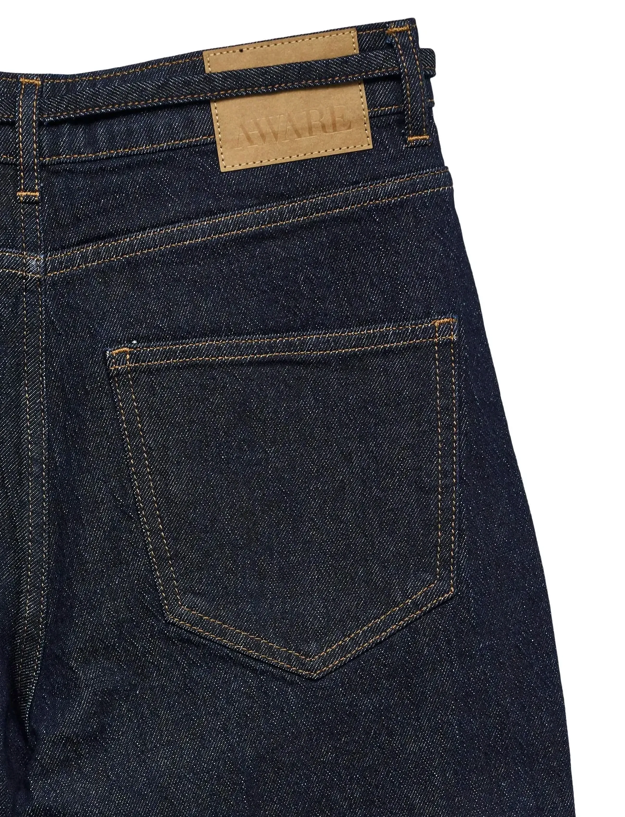 Vero Moda - AWMADDIE HR BELT WIDE JEANS RA392 - szerokie dżinsy - dark blue denim - 2