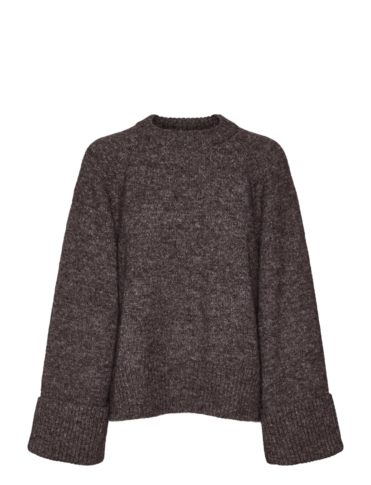 Vero Moda AWNOVAH LS O-NECK KNIT PULLOVER NOOS - Kampsunid - CHOCOLATE TORTE / brown