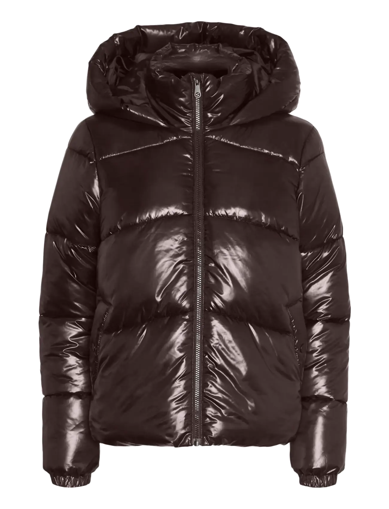 Vero Moda - VMUPPSASHINY SHORT JACKET EXCL - winterjacken - chocolate torte - 1