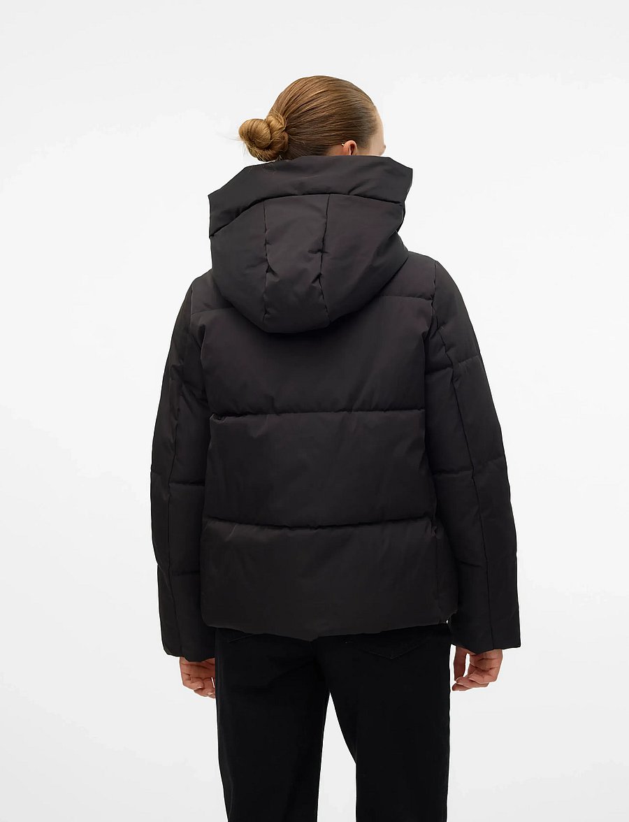 Vero Moda - VMSTELLA SHORT JACKET NOOS - talvejoped - black - 2