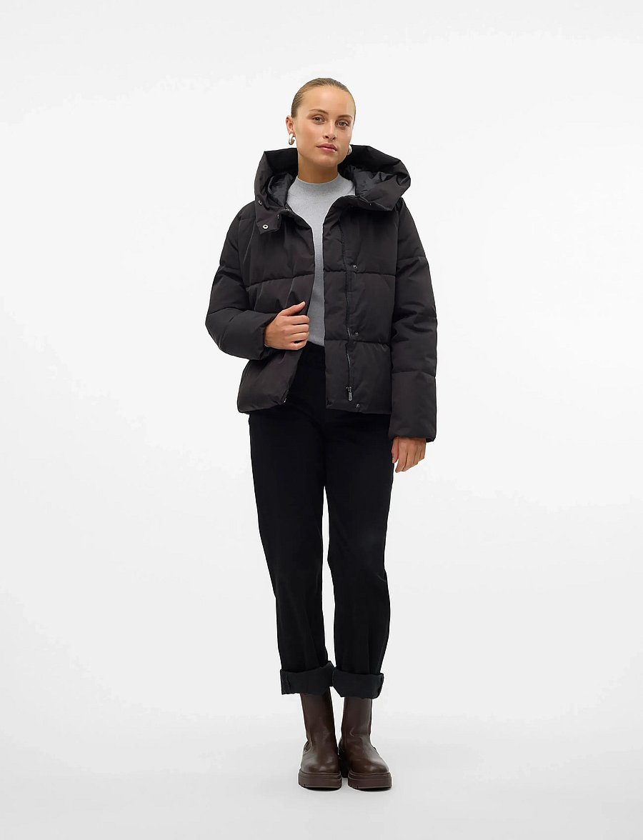 Vero Moda - VMSTELLA SHORT JACKET NOOS - talvejoped - black - 3