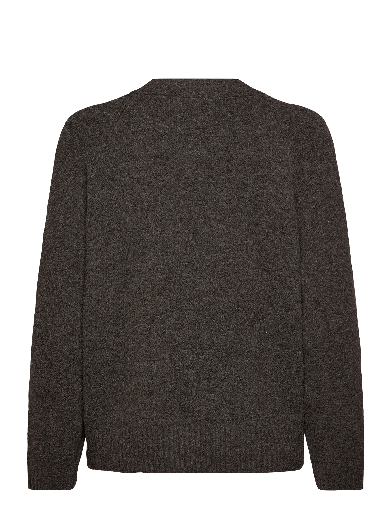 Vero Moda - VMBOOM LS V-NECK BUTTON CARDIGAN GA NOOS - cardigans - chocolate torte - 2