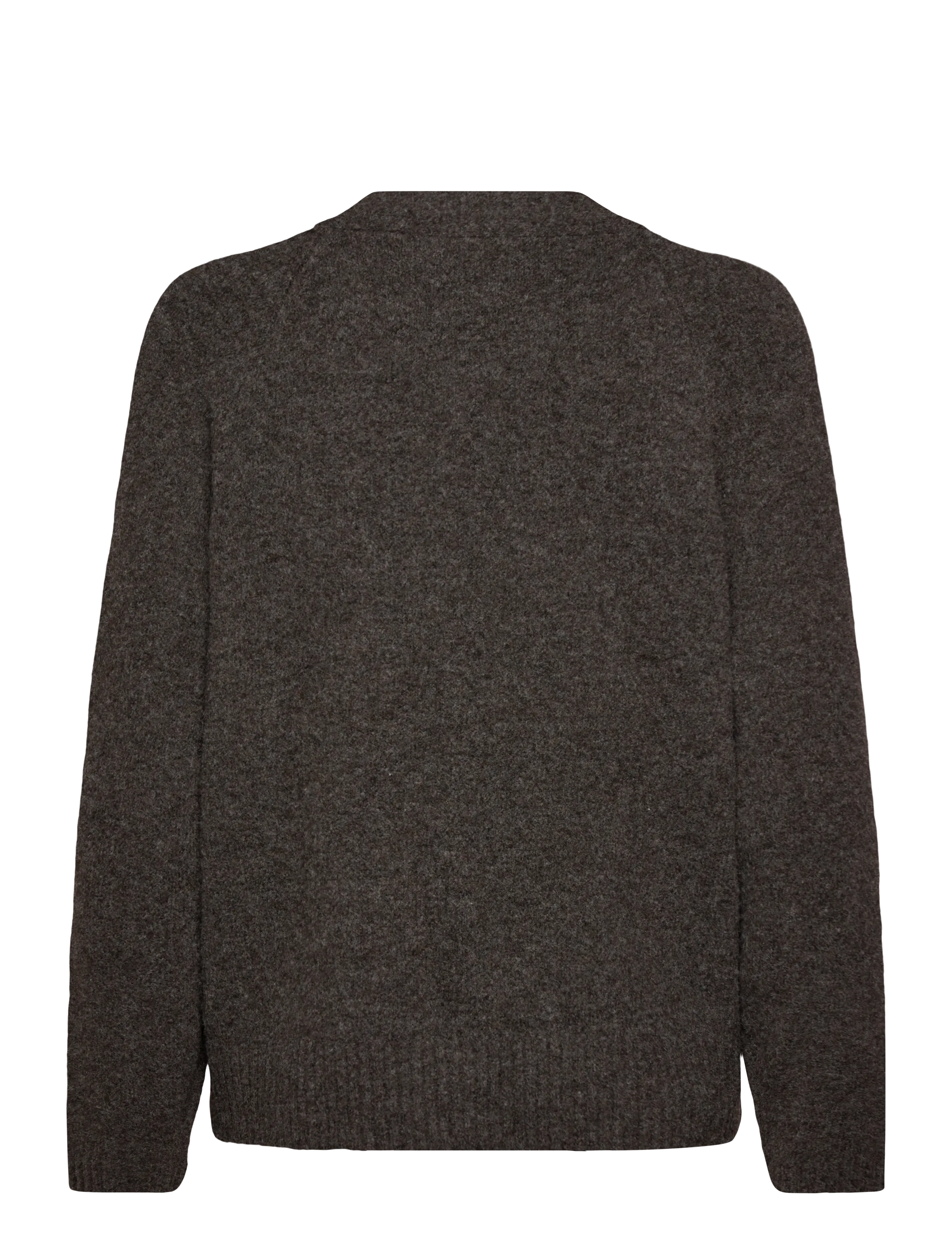 Vero Moda - VMBOOM LS V-NECK BUTTON CARDIGAN GA NOOS - hnepptar peysur - chocolate torte - 2