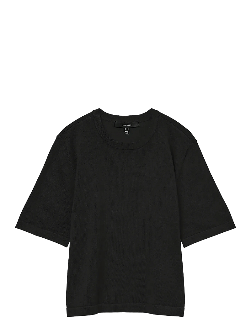 Vero Moda - VMSILJE 2/4 O-NCK OVERSIZE PULL GA NOOS - t-shirts - black - 1