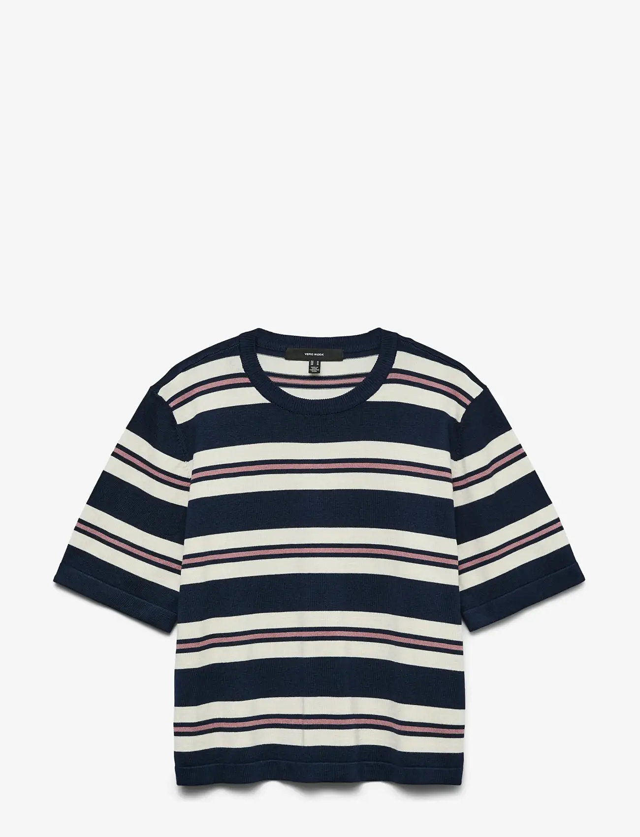 Vero Moda - VMSILJE 2/4 O-NCK OVERSIZE PULL GA NOOS - t-shirts - navy blazer - 1