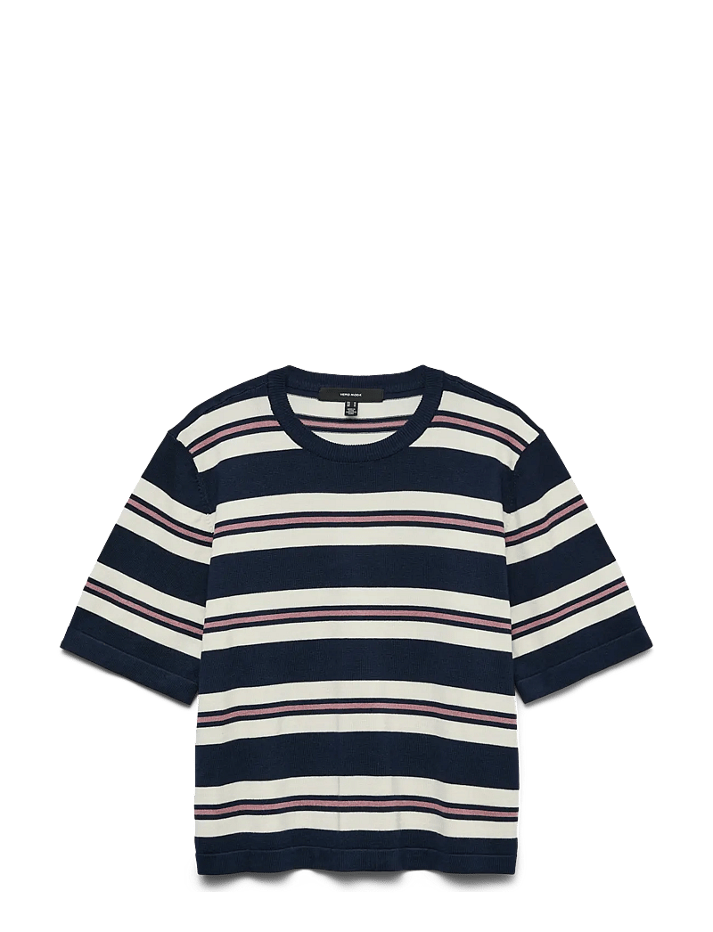 Vero Moda - VMSILJE 2/4 O-NCK OVERSIZE PULL GA NOOS - t-shirts - navy blazer - 1