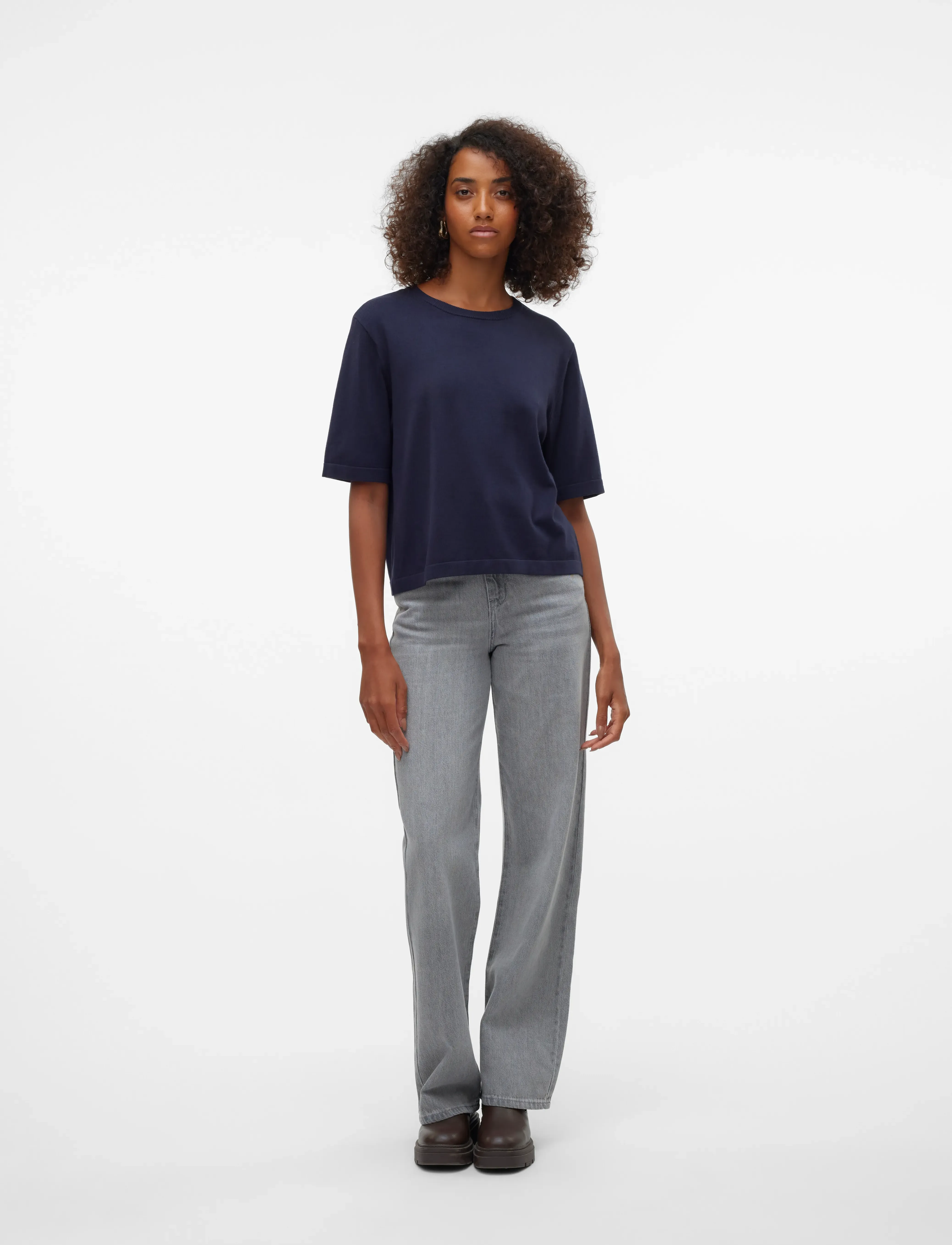 Vero Moda - VMSILJE 2/4 O-NCK OVERSIZE PULL GA NOOS - t-shirts - salute - 4