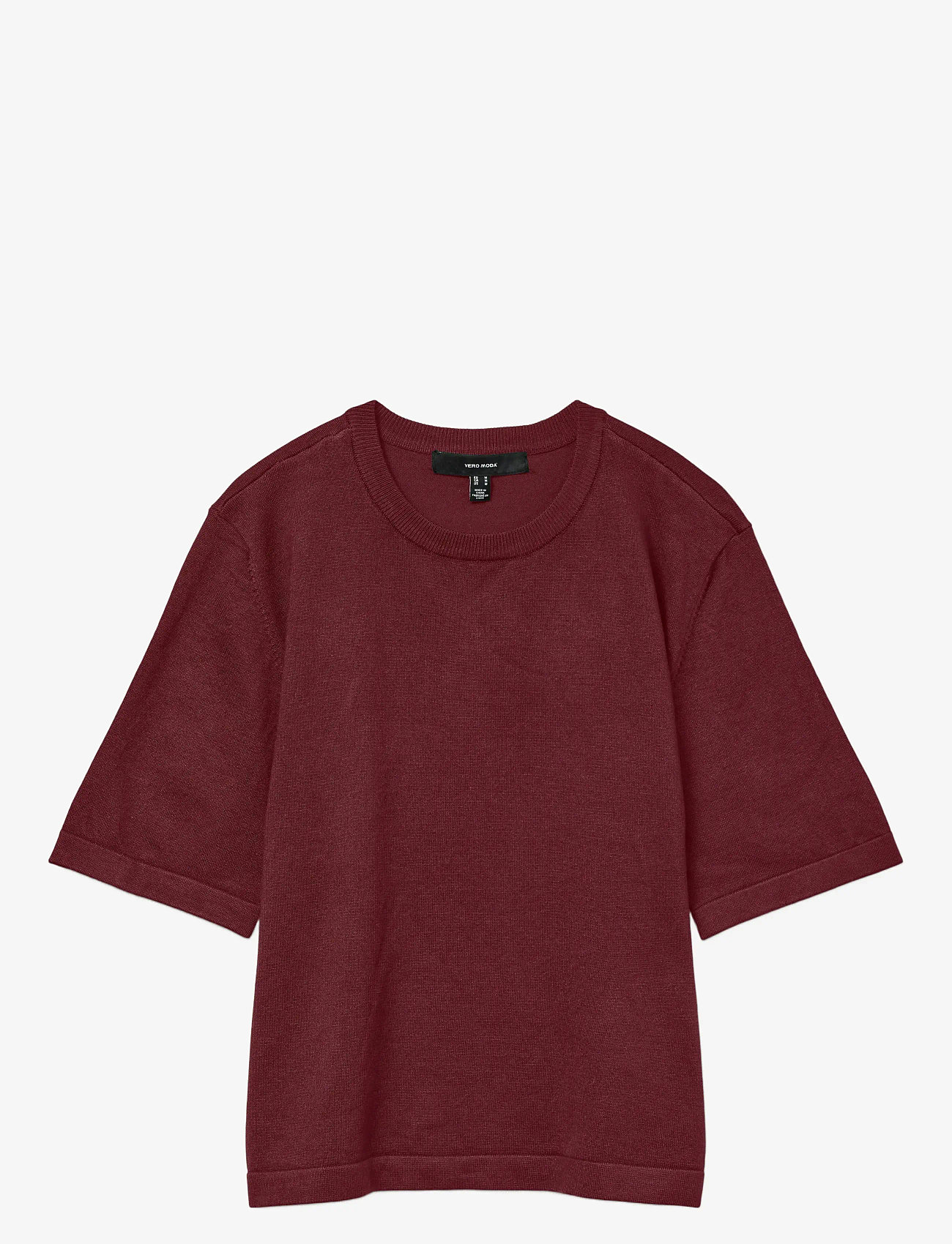 Vero Moda - VMSILJE 2/4 O-NCK OVERSIZE PULL GA NOOS - t-shirts - tawny port - 1
