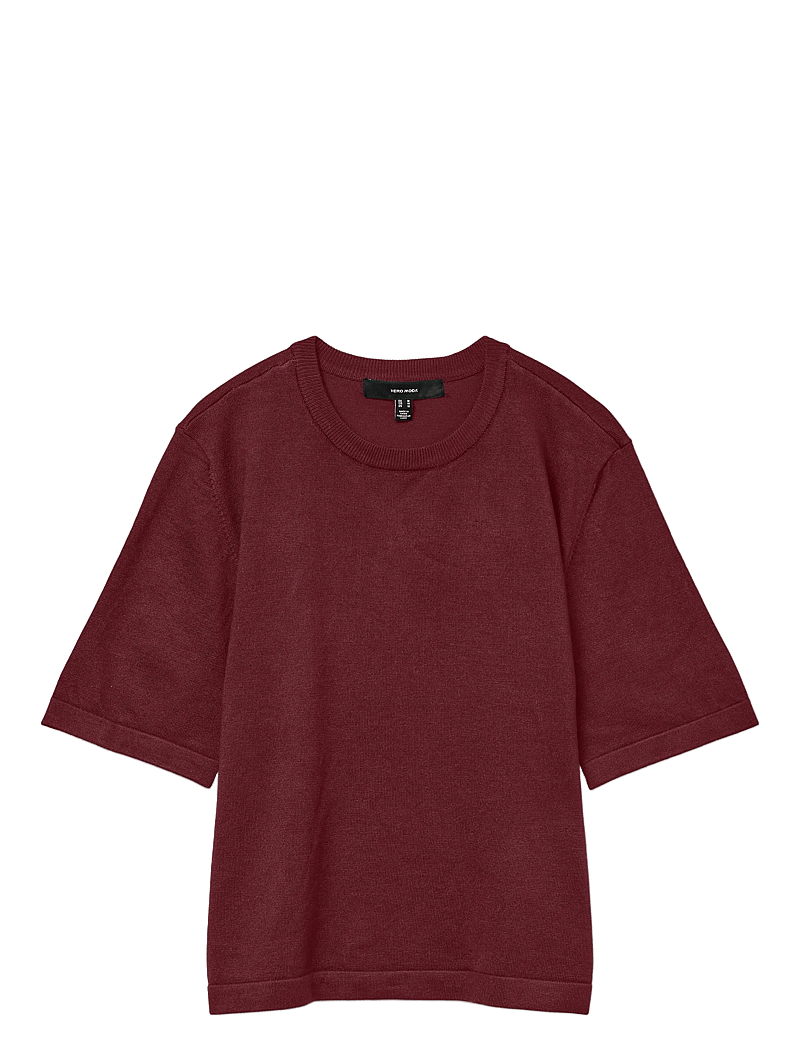 Vero Moda - VMSILJE 2/4 O-NCK OVERSIZE PULL GA NOOS - t-shirts - tawny port - 1