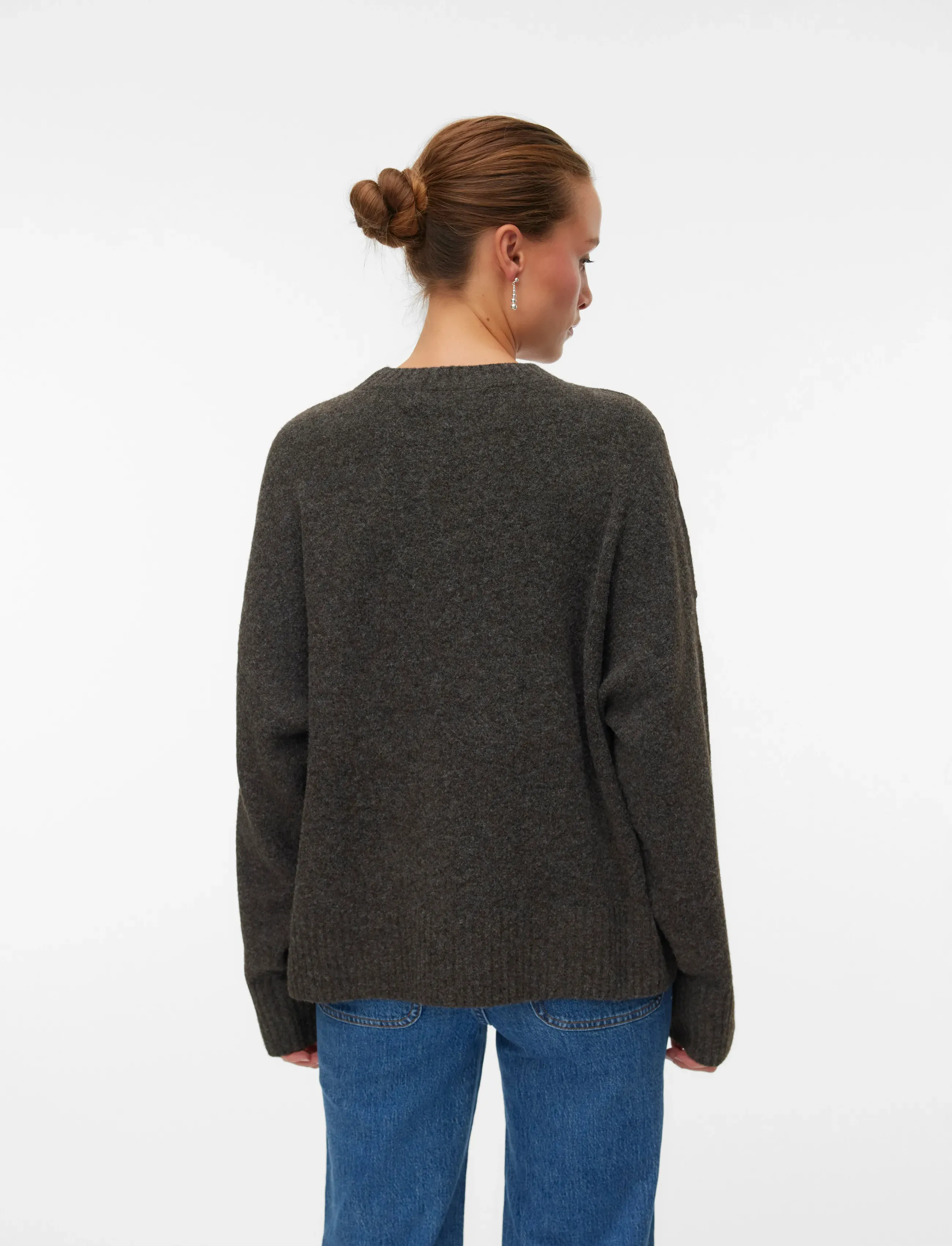 Vero Moda - VMBOOM LS O-NECK PULLOVER GA NOOS - laveste priser - chocolate torte - 2