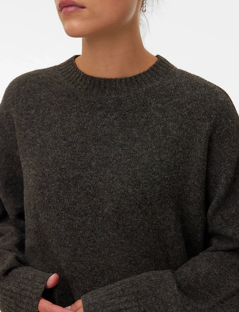 Vero Moda - VMBOOM LS O-NECK PULLOVER GA NOOS - pullover - chocolate torte - 5