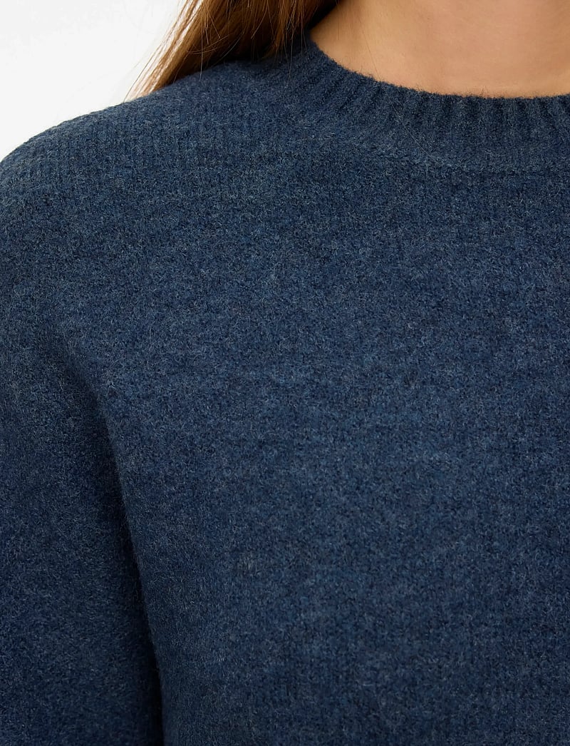 Vero Moda - VMBOOM LS O-NECK PULLOVER GA NOOS - pullover - navy blazer - 4