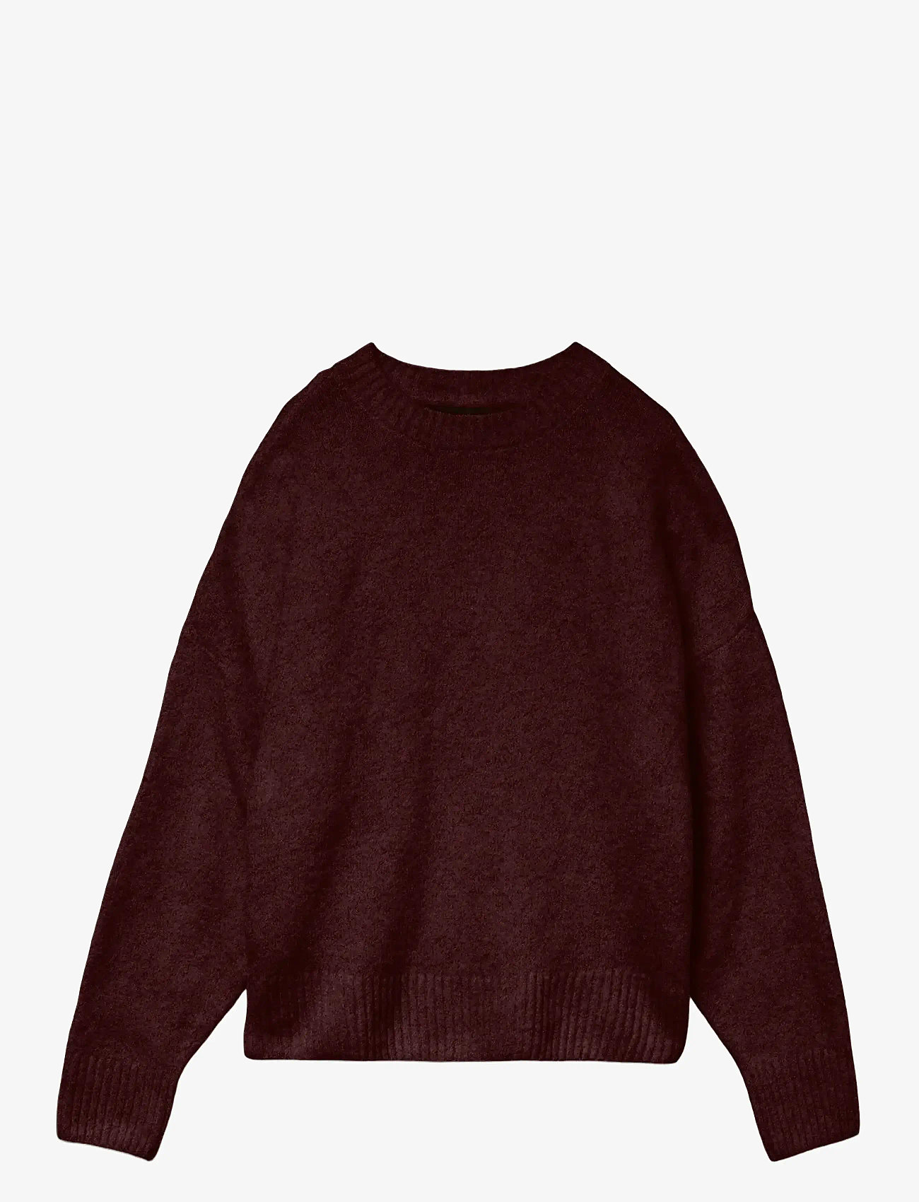 Vero Moda - VMBOOM LS O-NECK PULLOVER GA NOOS - herbstliche kleidung - tawny port - 0