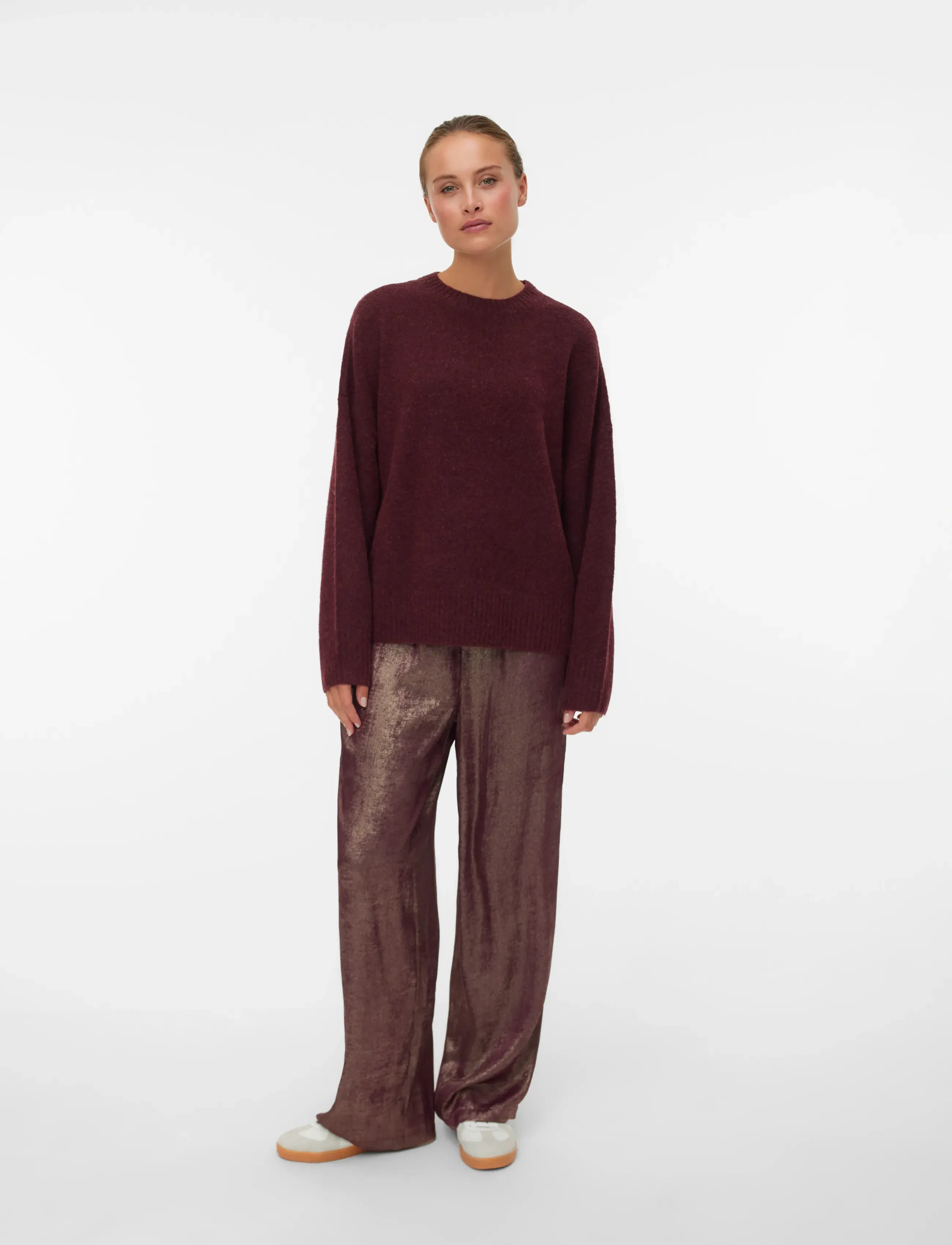 Vmboom Ls O-Neck Pullover Ga Noos