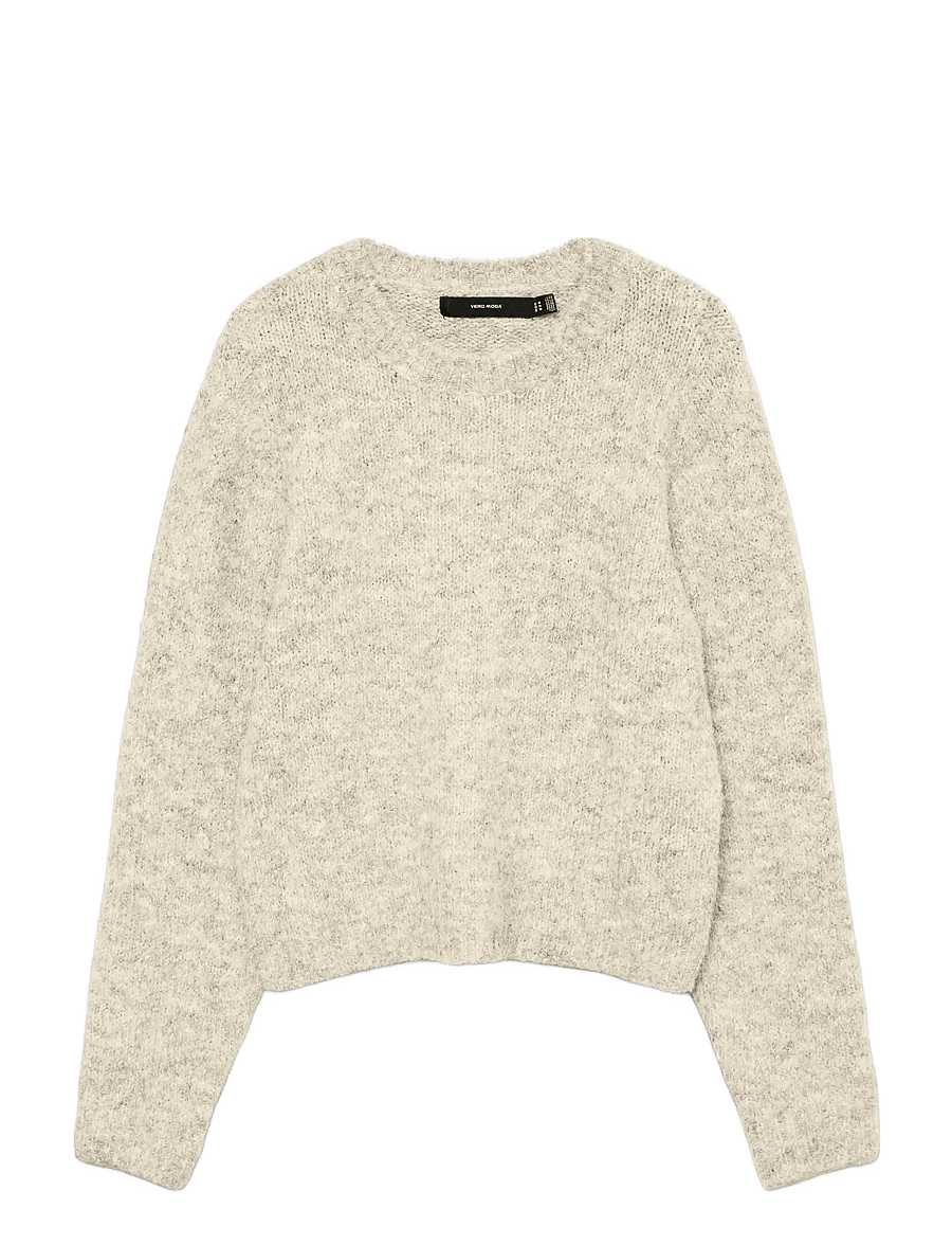Vero Moda - VMNOVAH LS O-NECK PULLOVER GA NOOS - pulls - birch - 1