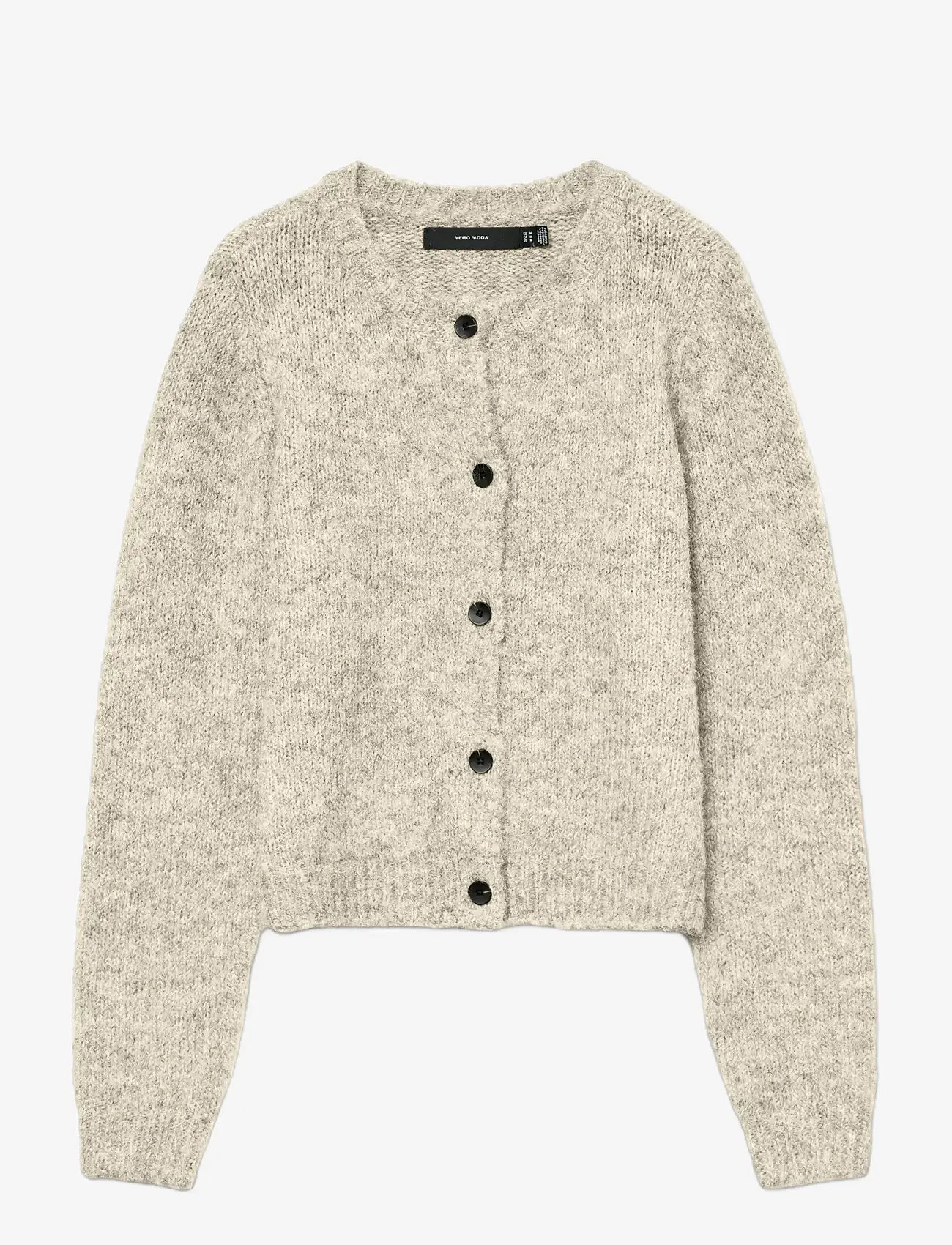 Vero Moda - VMNOVAH LS O-NECK BUTTON CARDI GA NOOS - koftor - birch - 1