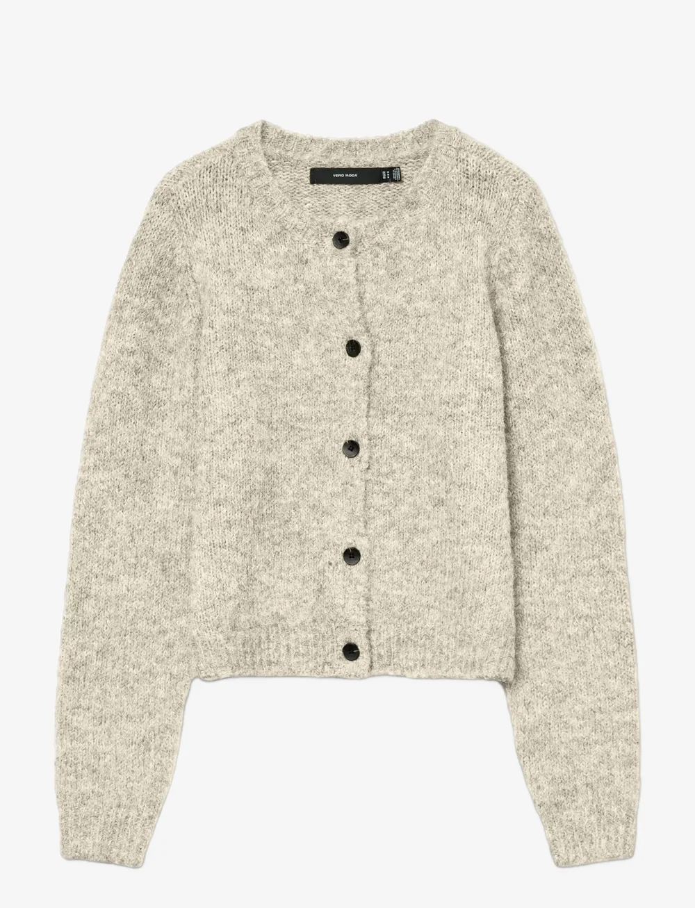 Vero Moda - VMNOVAH LS O-NECK BUTTON CARDI GA NOOS - koftor - birch - 1