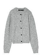 Vero Moda VMLEA LS V NECK CUFF NOOS - Chaqueta de punto - ombre blue Vero Moda VMLEA LS V NECK CUFF NOOS - Chaqueta de punto - ombre blue