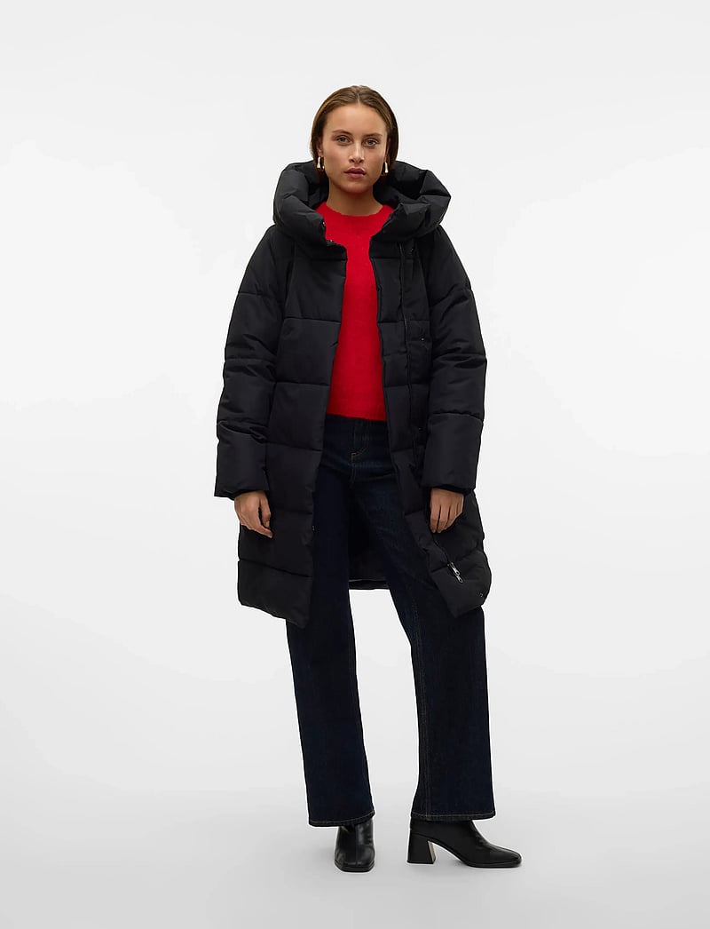 Vero Moda - VMLEONIEKATE COAT GA NOOS - dunkappor - black - 4