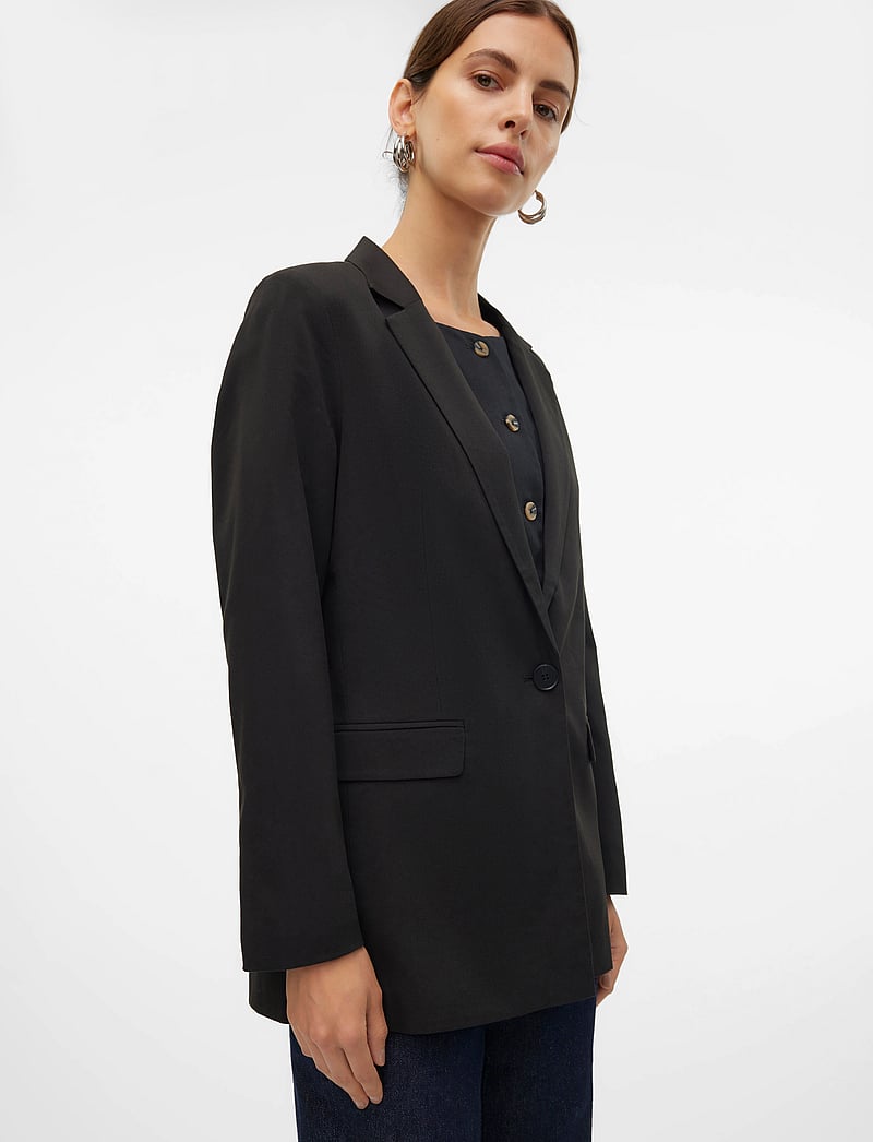 Vero Moda - VMNILA LS SLIM BLAZER NOOS - einreihige blazer - black - 3
