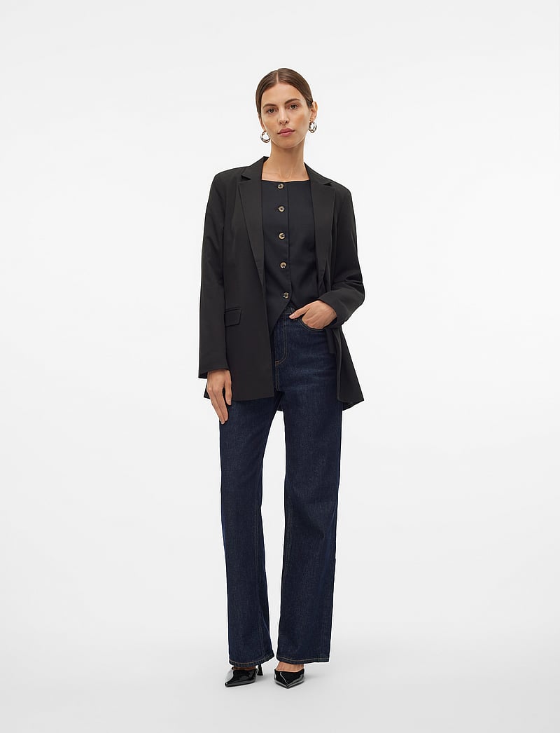 Vero Moda - VMNILA LS SLIM BLAZER NOOS - einreihige blazer - black - 4