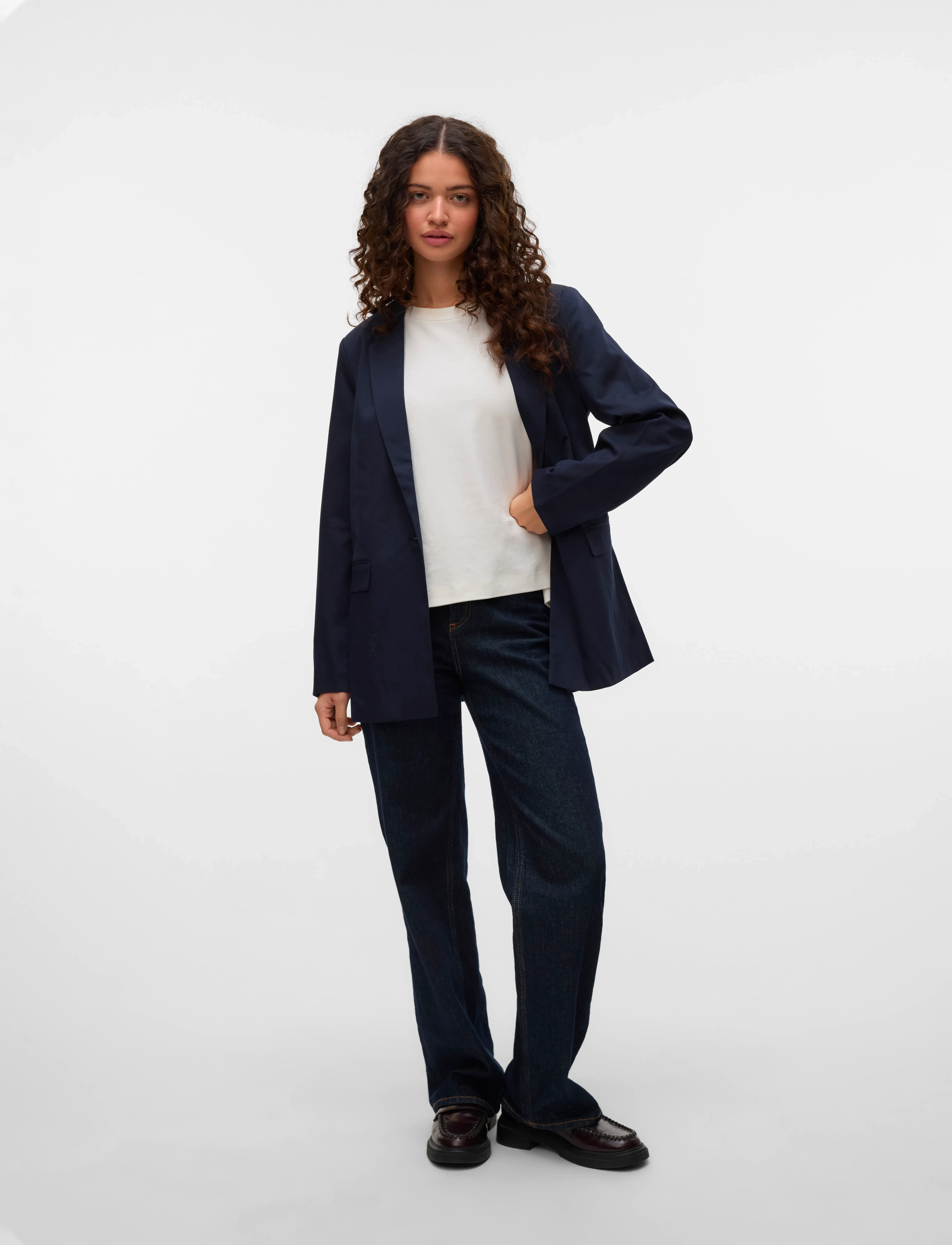 Vero Moda - VMNILA LS SLIM BLAZER NOOS - navy blazer - 4