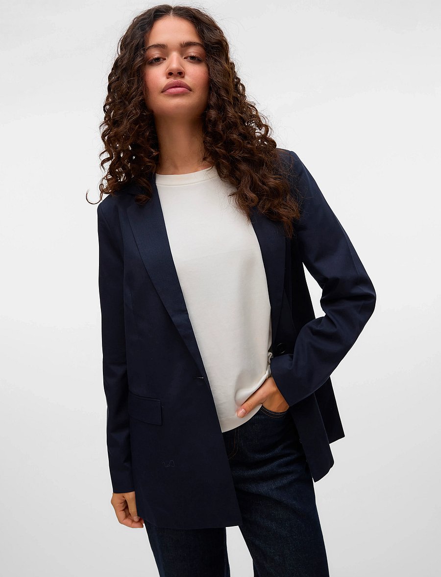Vero Moda - VMNILA LS SLIM BLAZER NOOS - navy blazer - 5